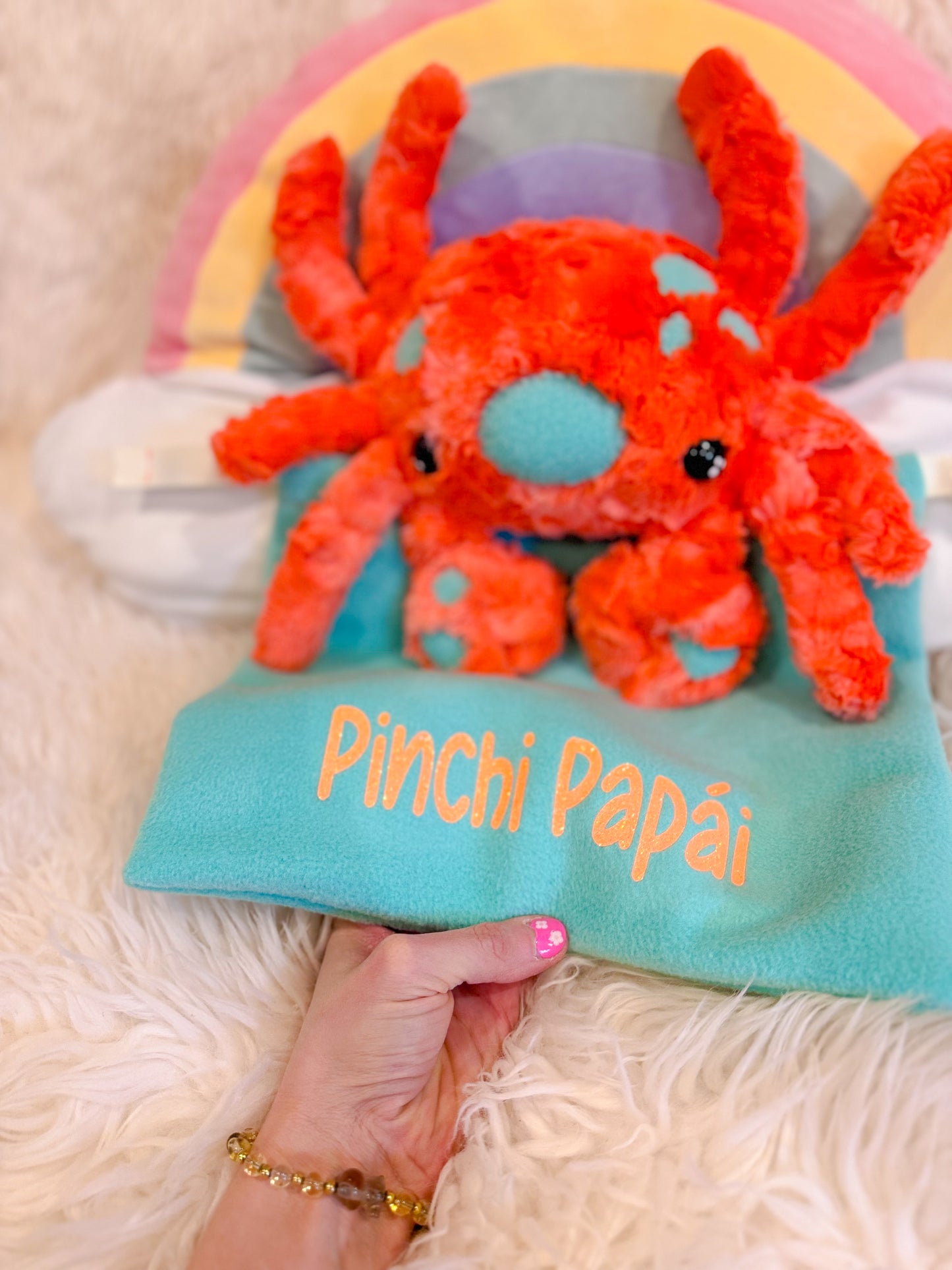 BeanTown Buddies® Pinchi Papái Crab Plushie