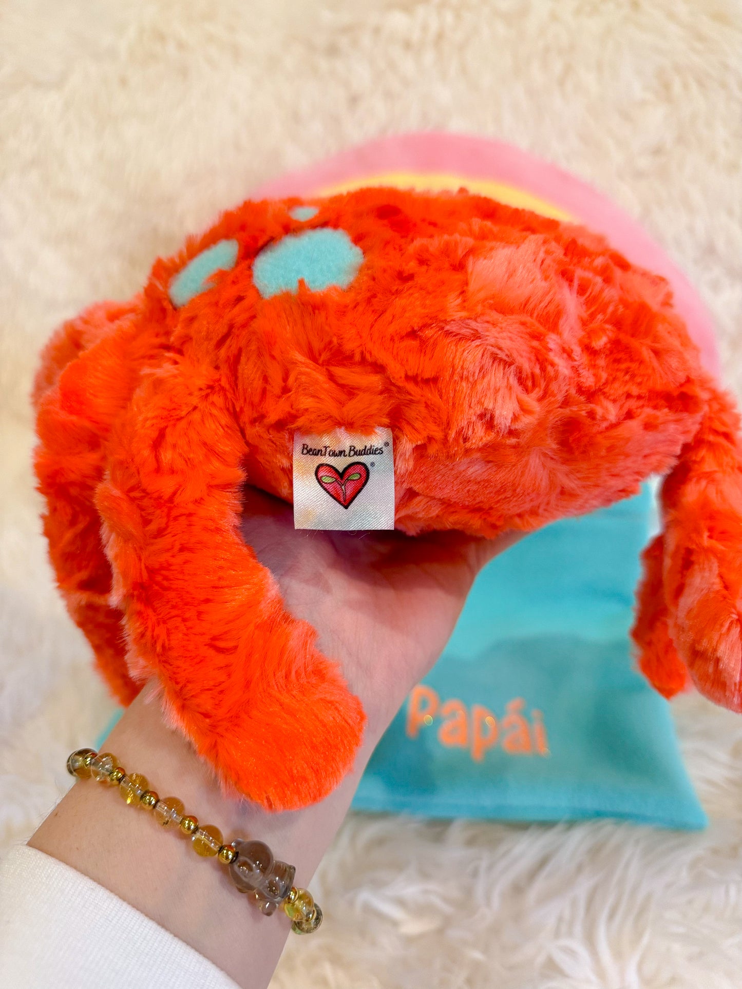 BeanTown Buddies® Pinchi Papái Crab Plushie