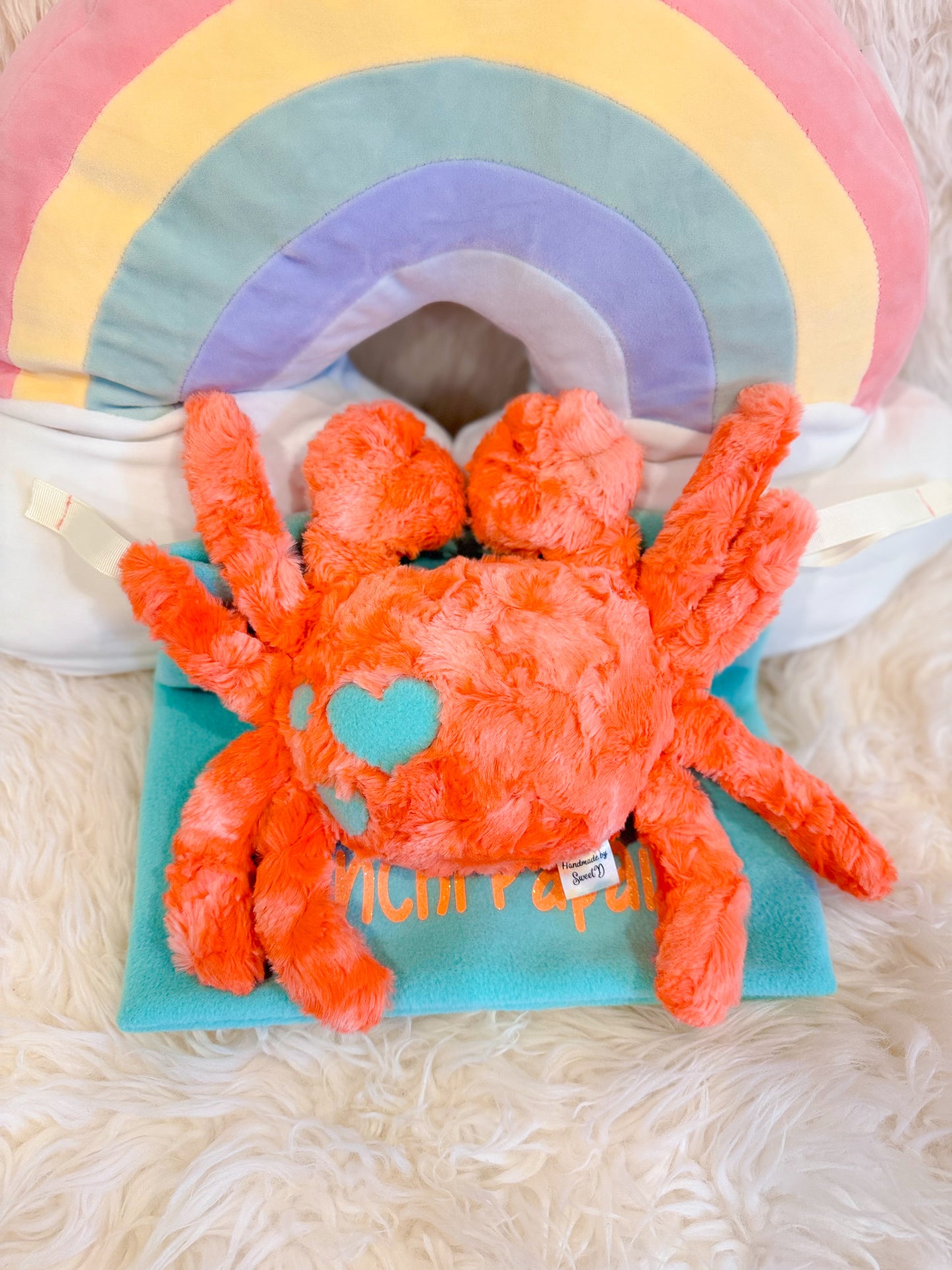 BeanTown Buddies® Pinchi Papái Crab Plushie