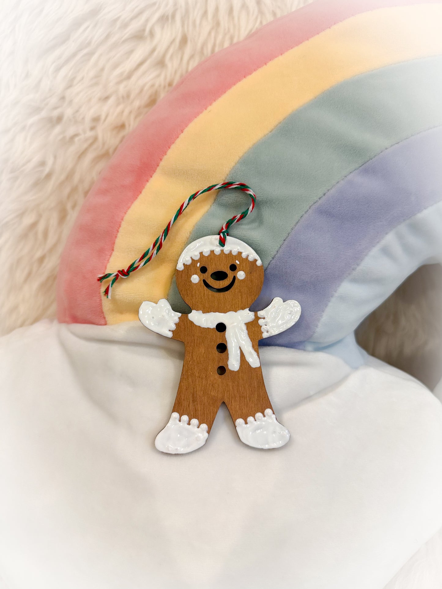 BeanTown Buddies® Wood Gingi Cooki Ornament