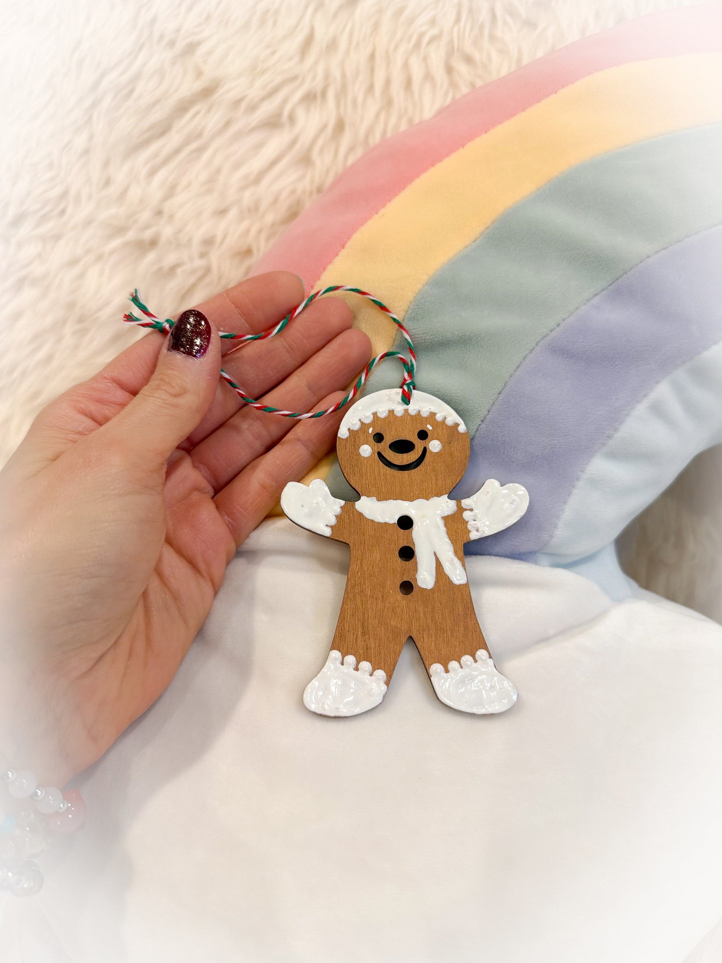 BeanTown Buddies® Wood Gingi Cooki Ornament