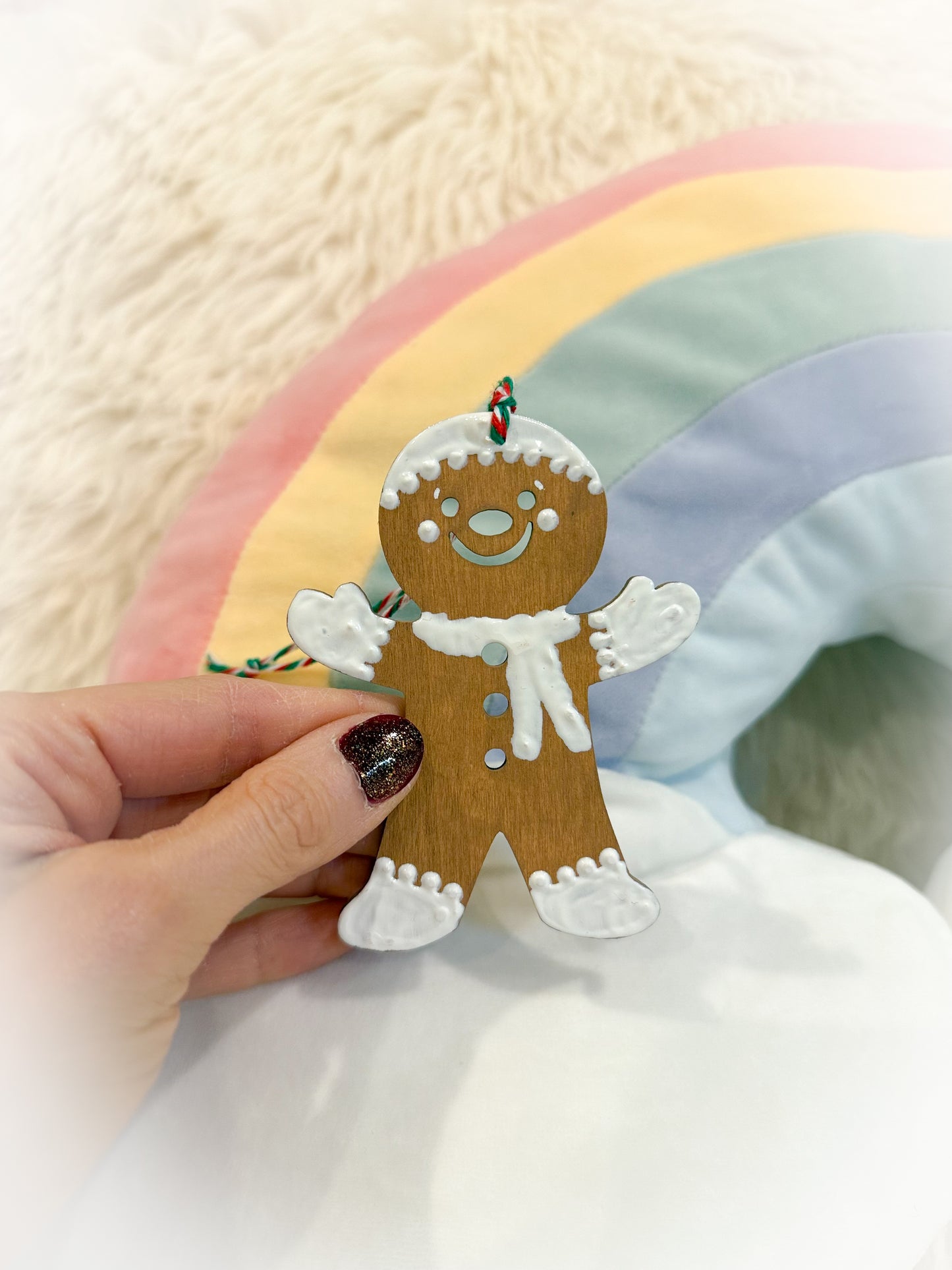 BeanTown Buddies® Wood Gingi Cooki Ornament