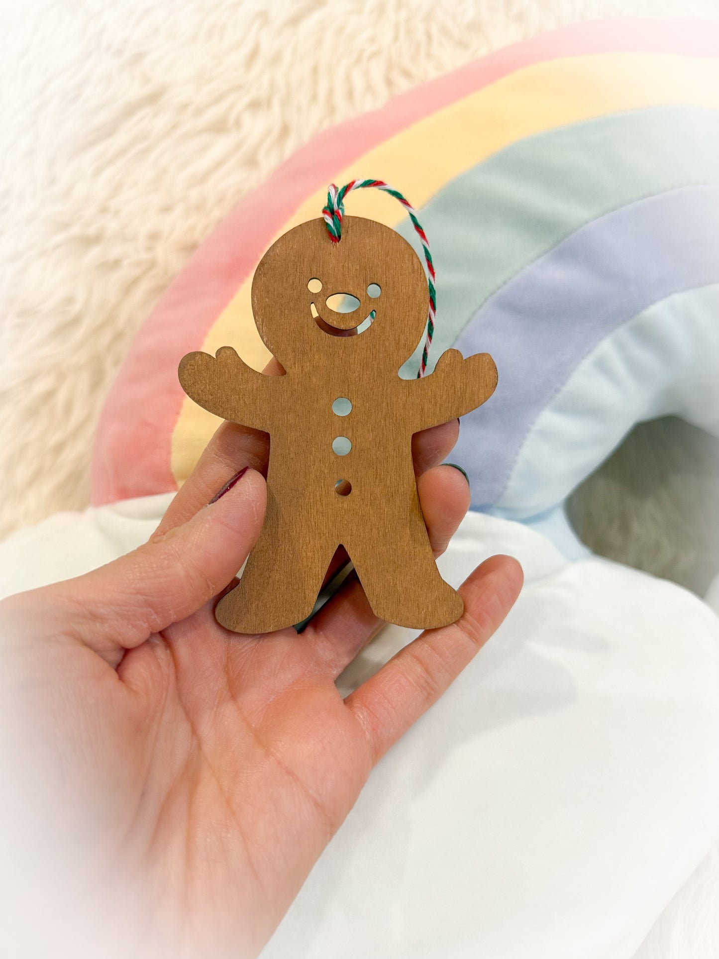 BeanTown Buddies® Wood Gingi Cooki Ornament