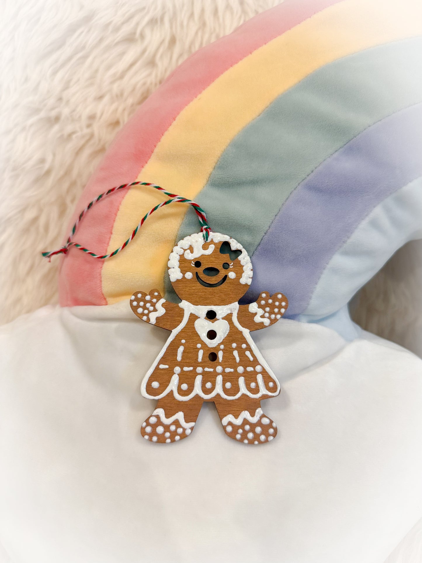 BeanTown Buddies® Wood Gingi Cooki Ornament