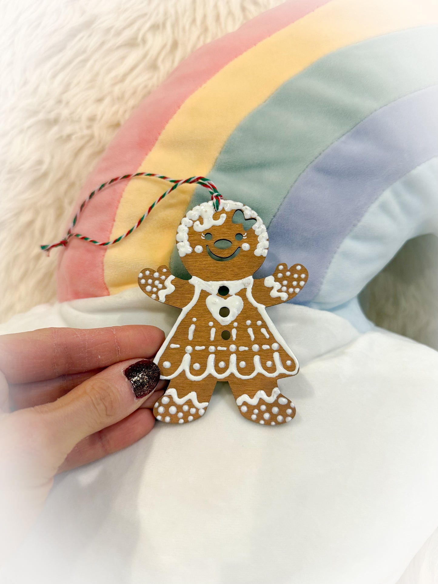 BeanTown Buddies® Wood Gingi Cooki Ornament