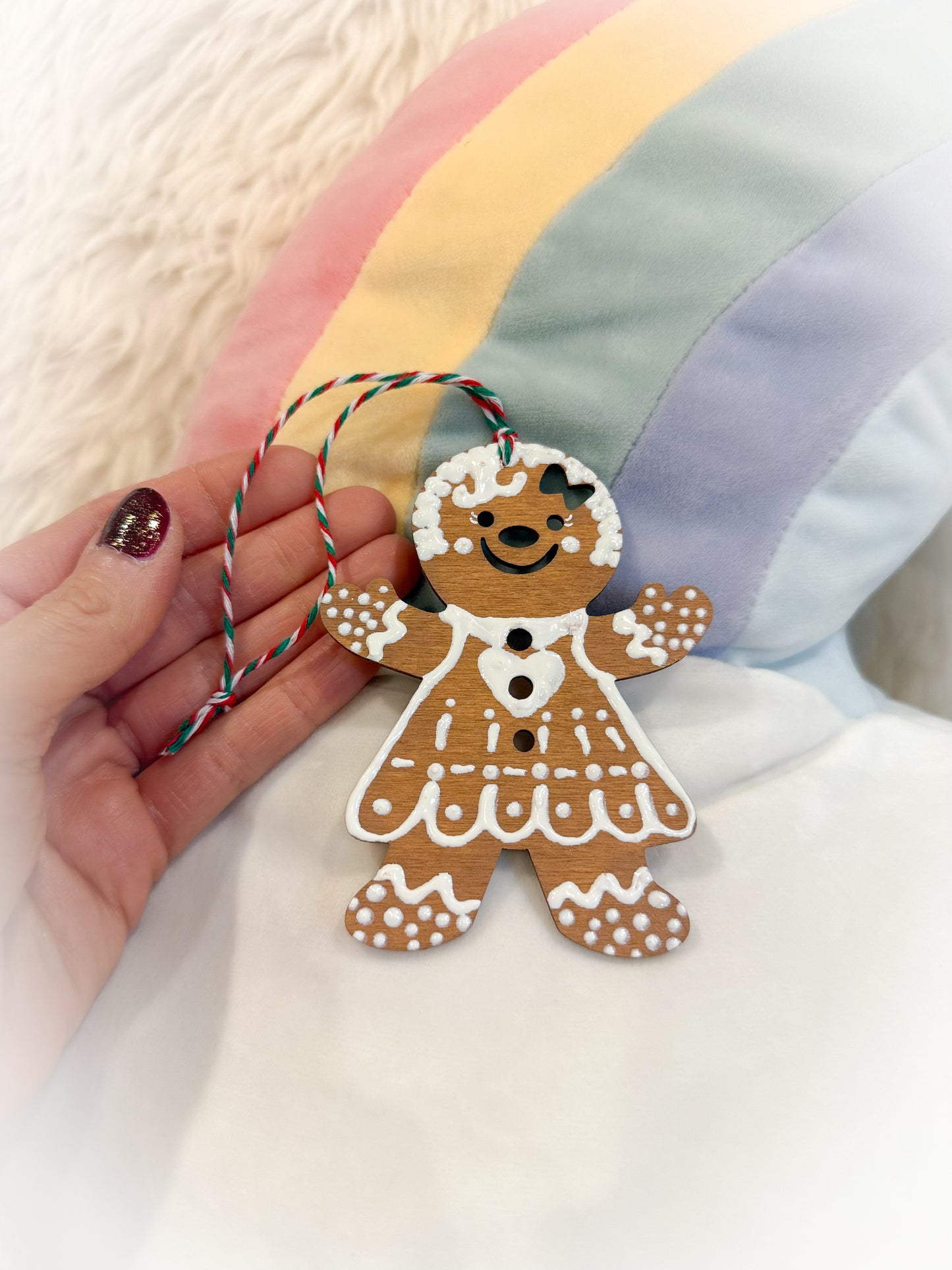 BeanTown Buddies® Wood Gingi Cooki Ornament