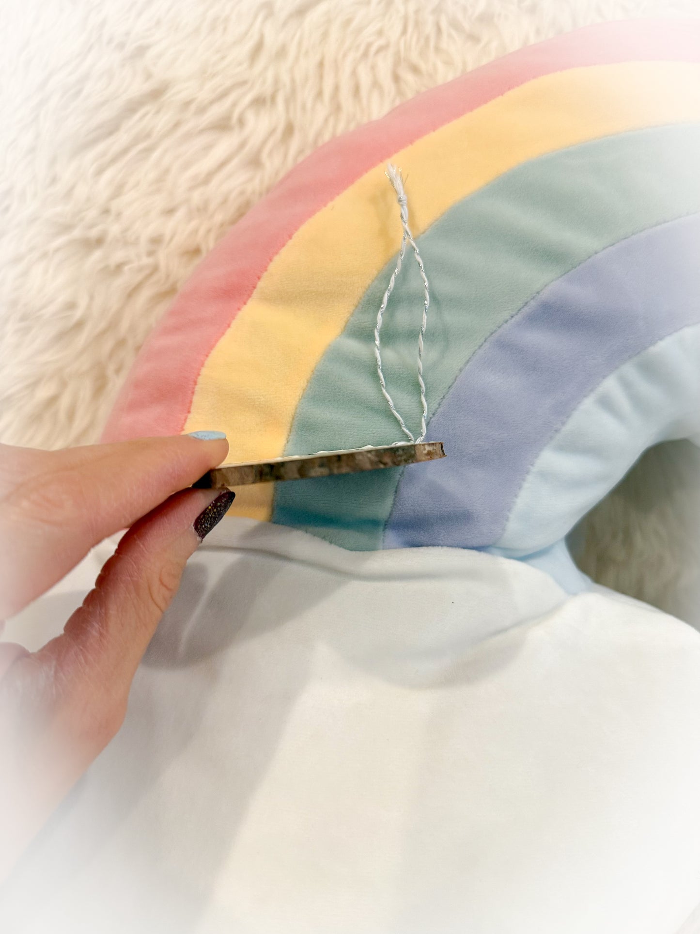 BeanTown Buddies® Wood Slice Bean Ornament