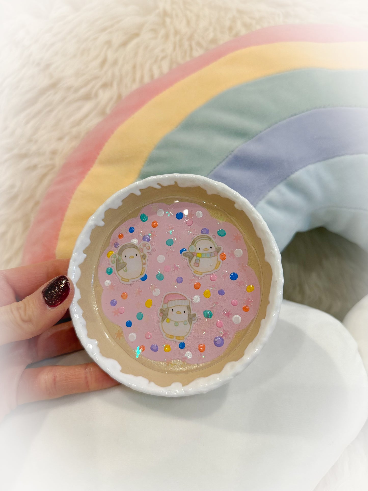 BeanTown Buddies®  Sugar Cooki Penguin Trinket Tray