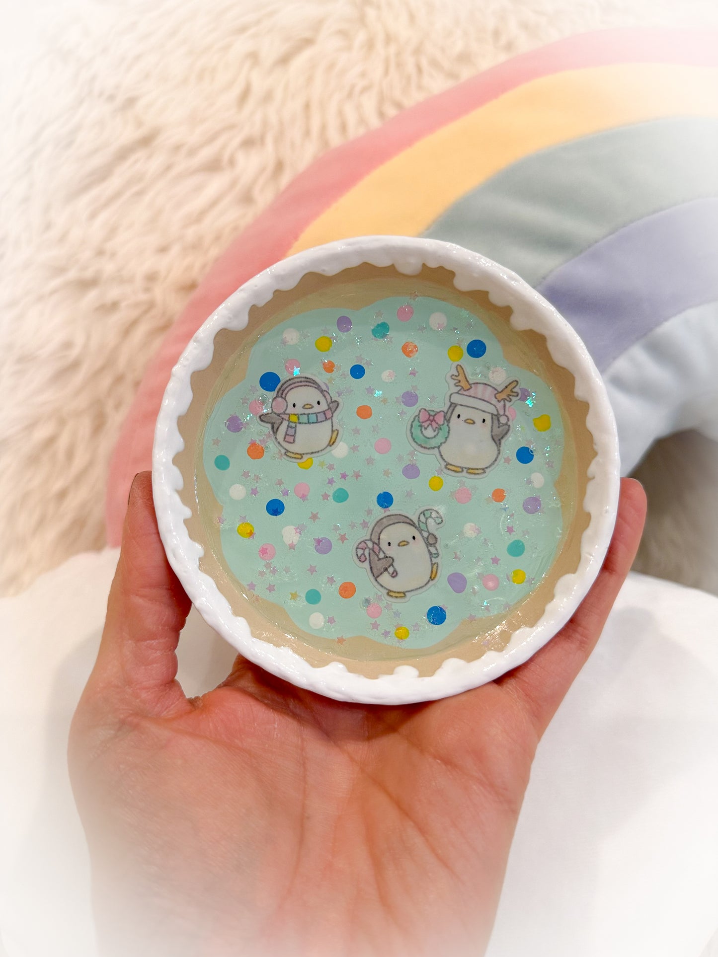 BeanTown Buddies®  Sugar Cooki Penguin Trinket Tray