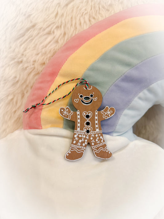 BeanTown Buddies® Wood Gingi Cooki Ornament