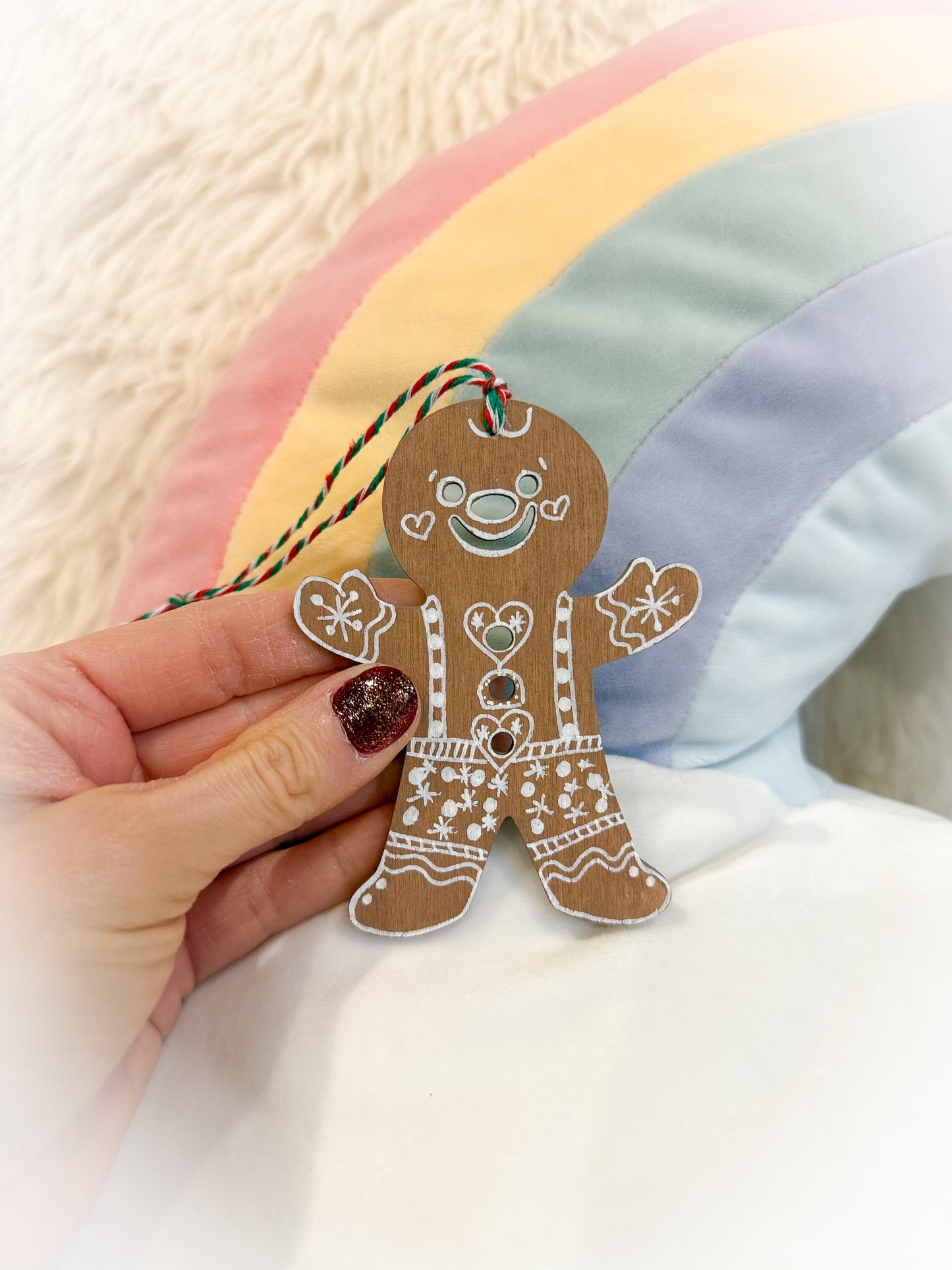 BeanTown Buddies® Wood Gingi Cooki Ornament