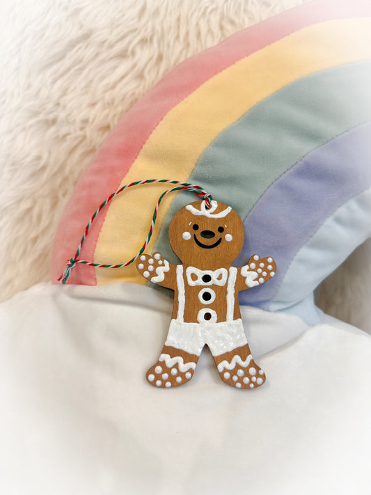 BeanTown Buddies® Wood Gingi Cooki Ornament