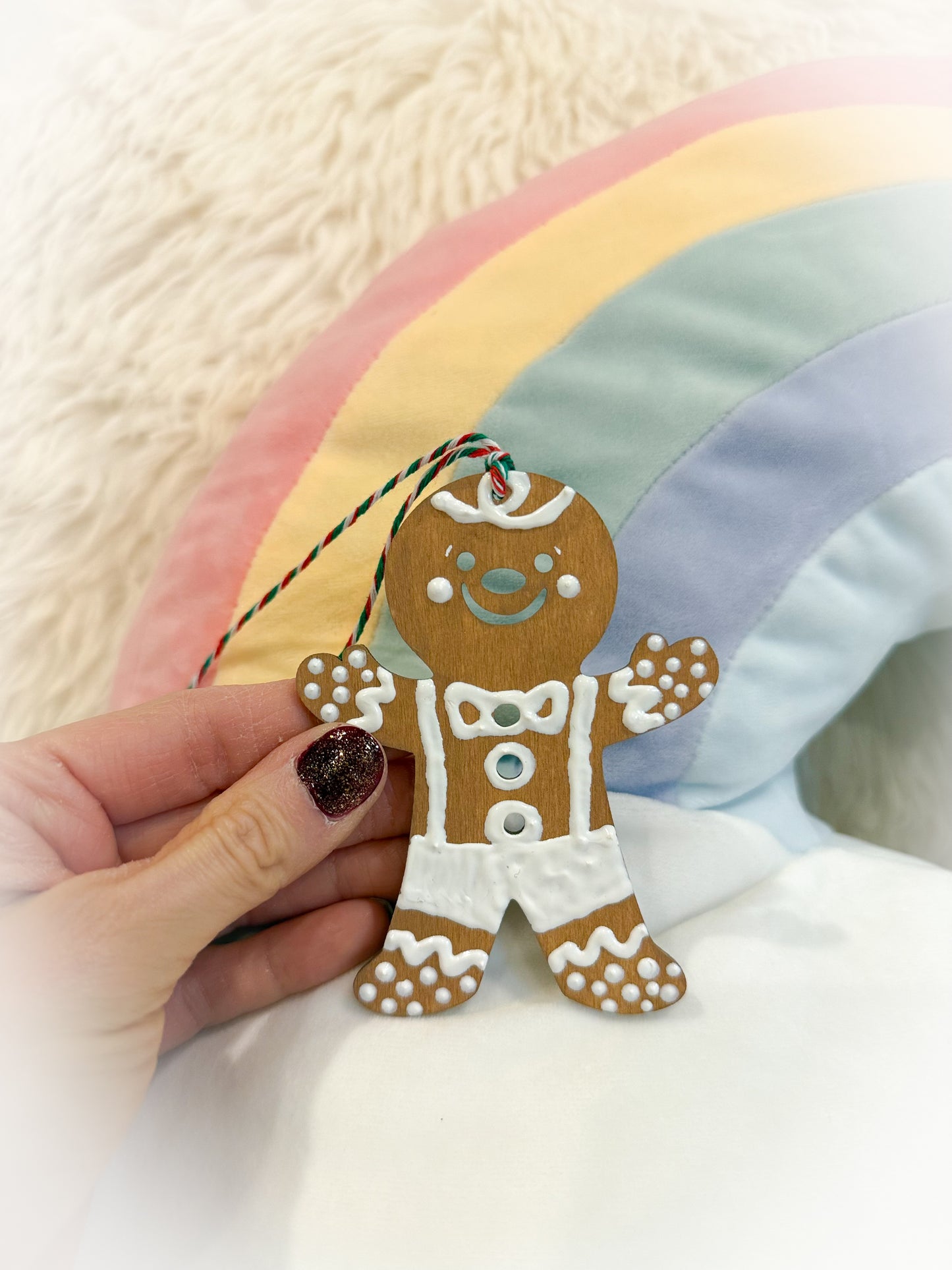 BeanTown Buddies® Wood Gingi Cooki Ornament