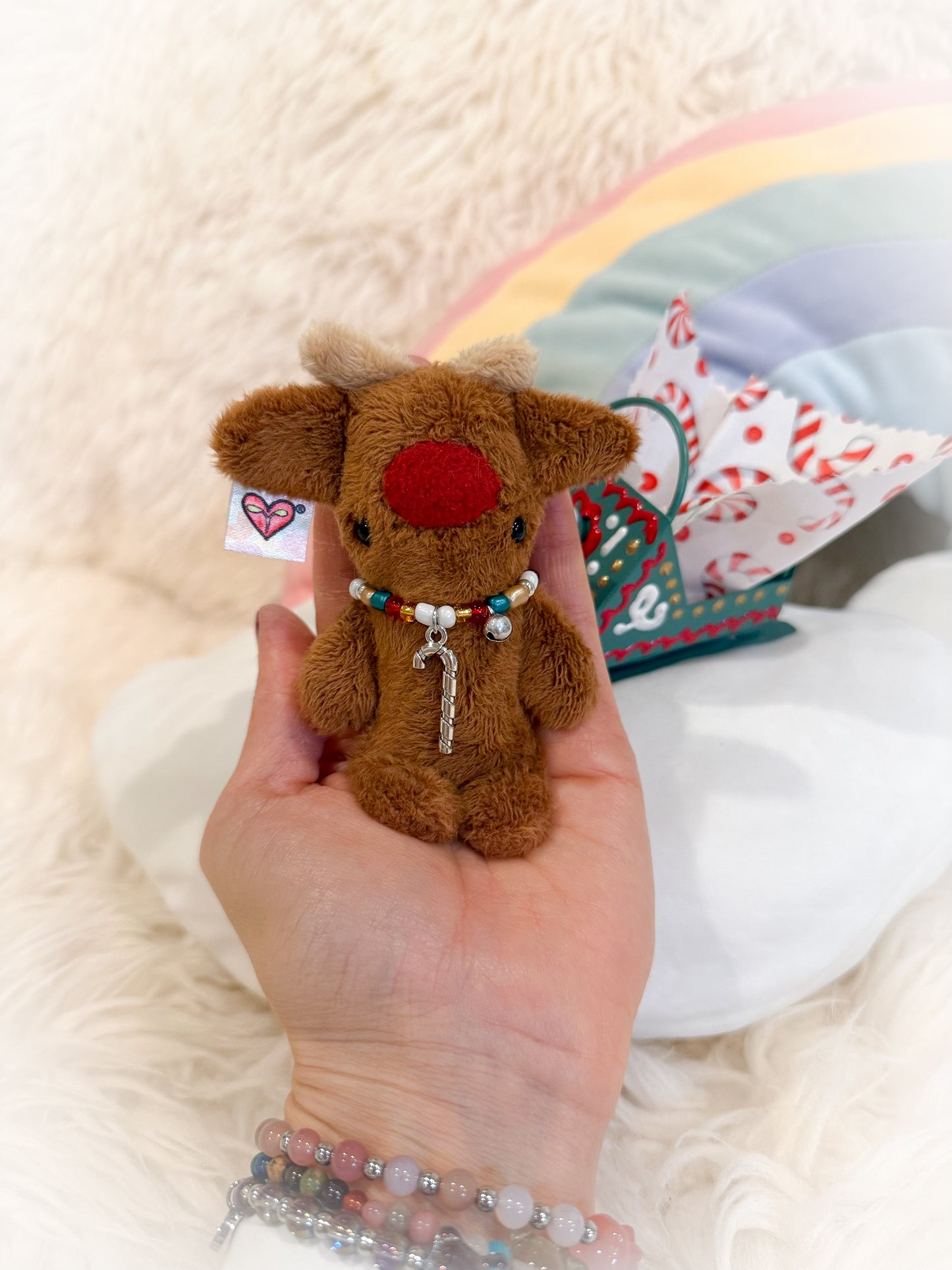 BeanTown Buddies® Tiny Reindeer & Sled Set