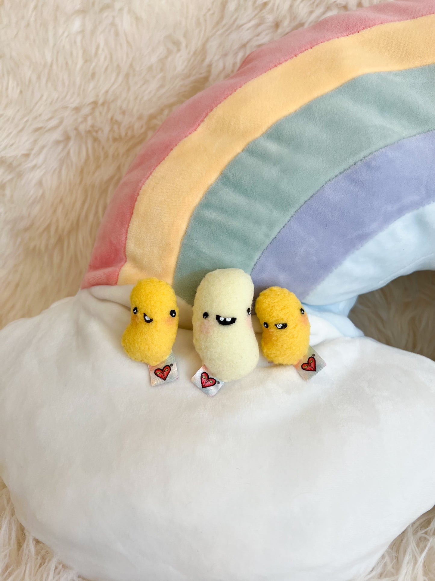 BeanTown Buddies® Yellow Pocket Jelli Bean Plushies