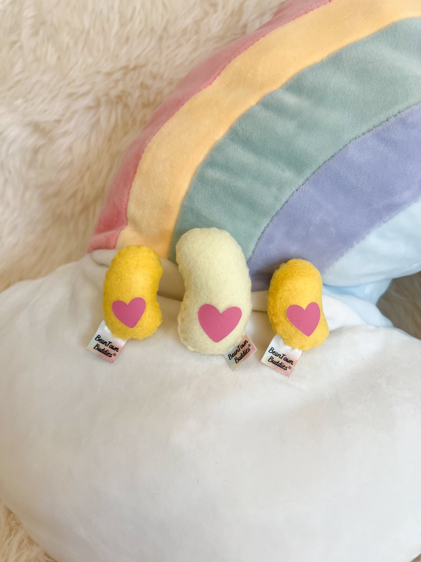 BeanTown Buddies® Yellow Pocket Jelli Bean Plushies