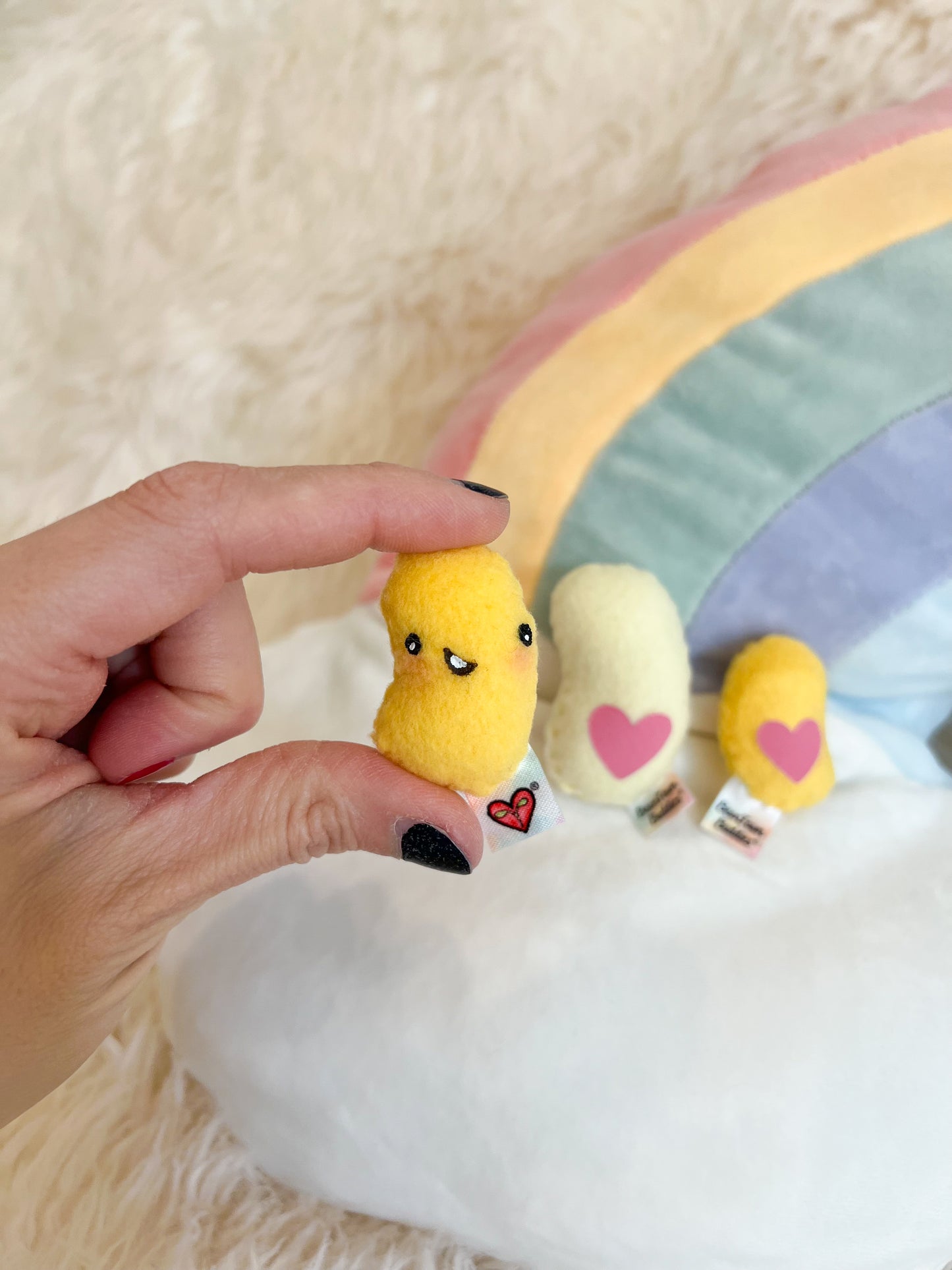 BeanTown Buddies® Yellow Pocket Jelli Bean Plushies