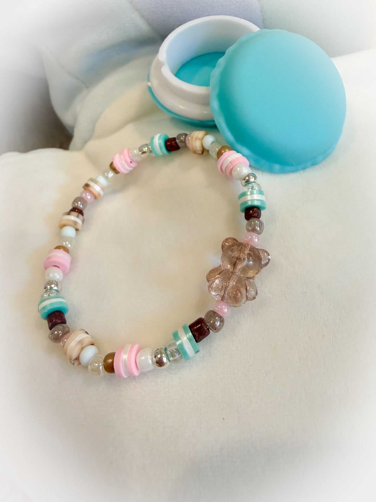 BeanTown Buddies® Macaron Teddi Bracelet