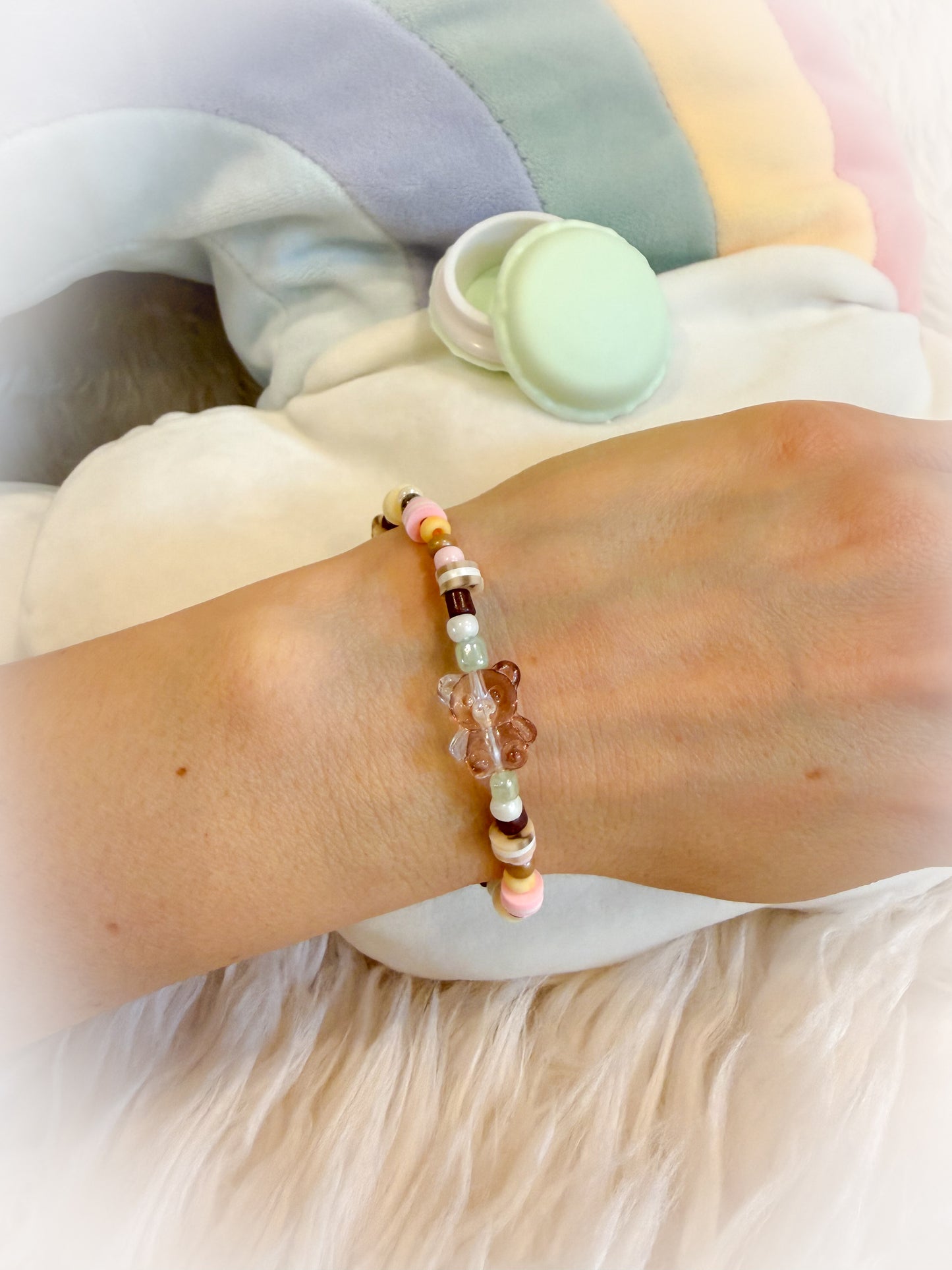 BeanTown Buddies® Macaron Teddi Bracelet