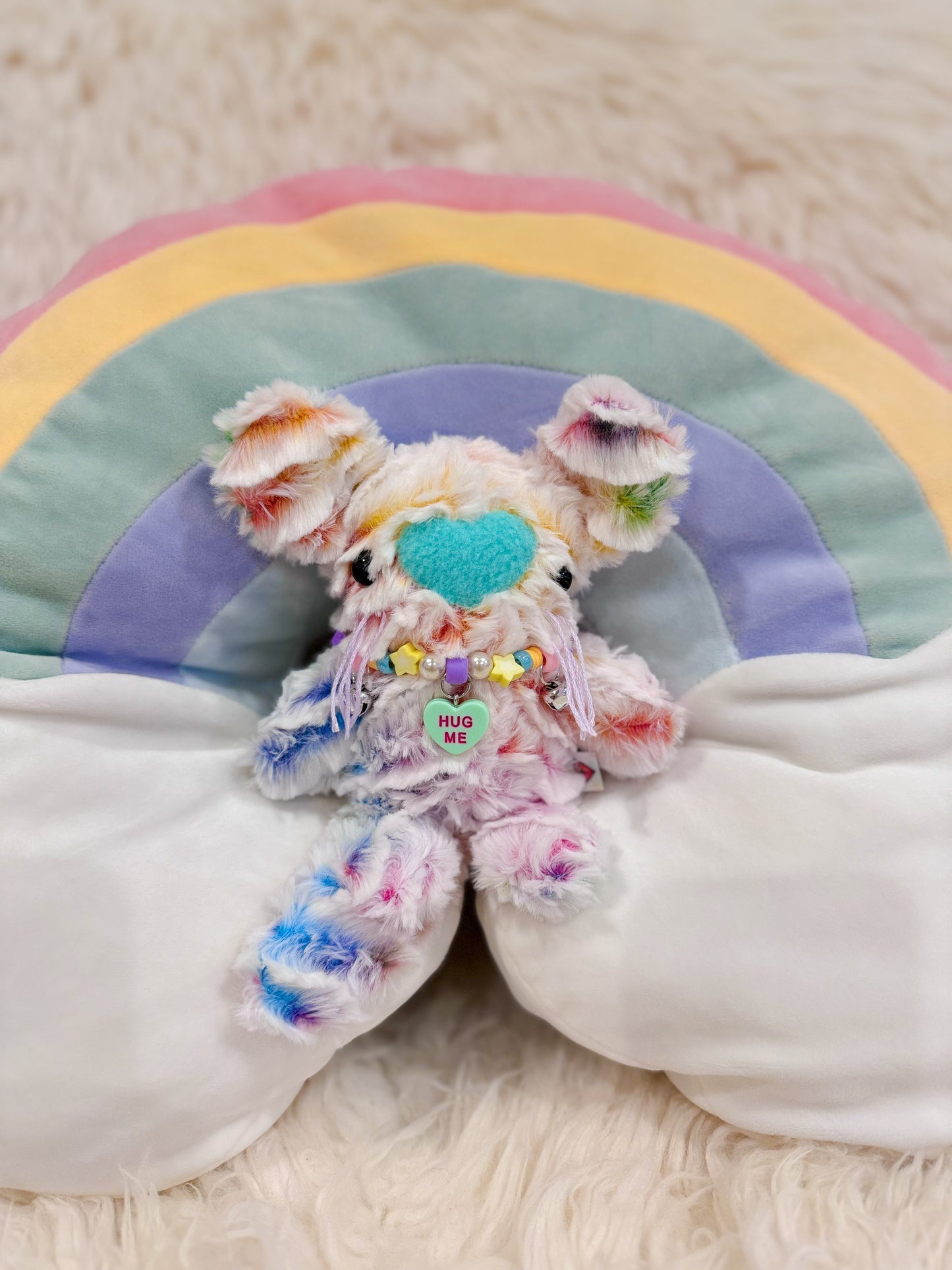 BeanTown Buddies® Rainbow Jungle Kitti CUSTOM ORDER RESERVED