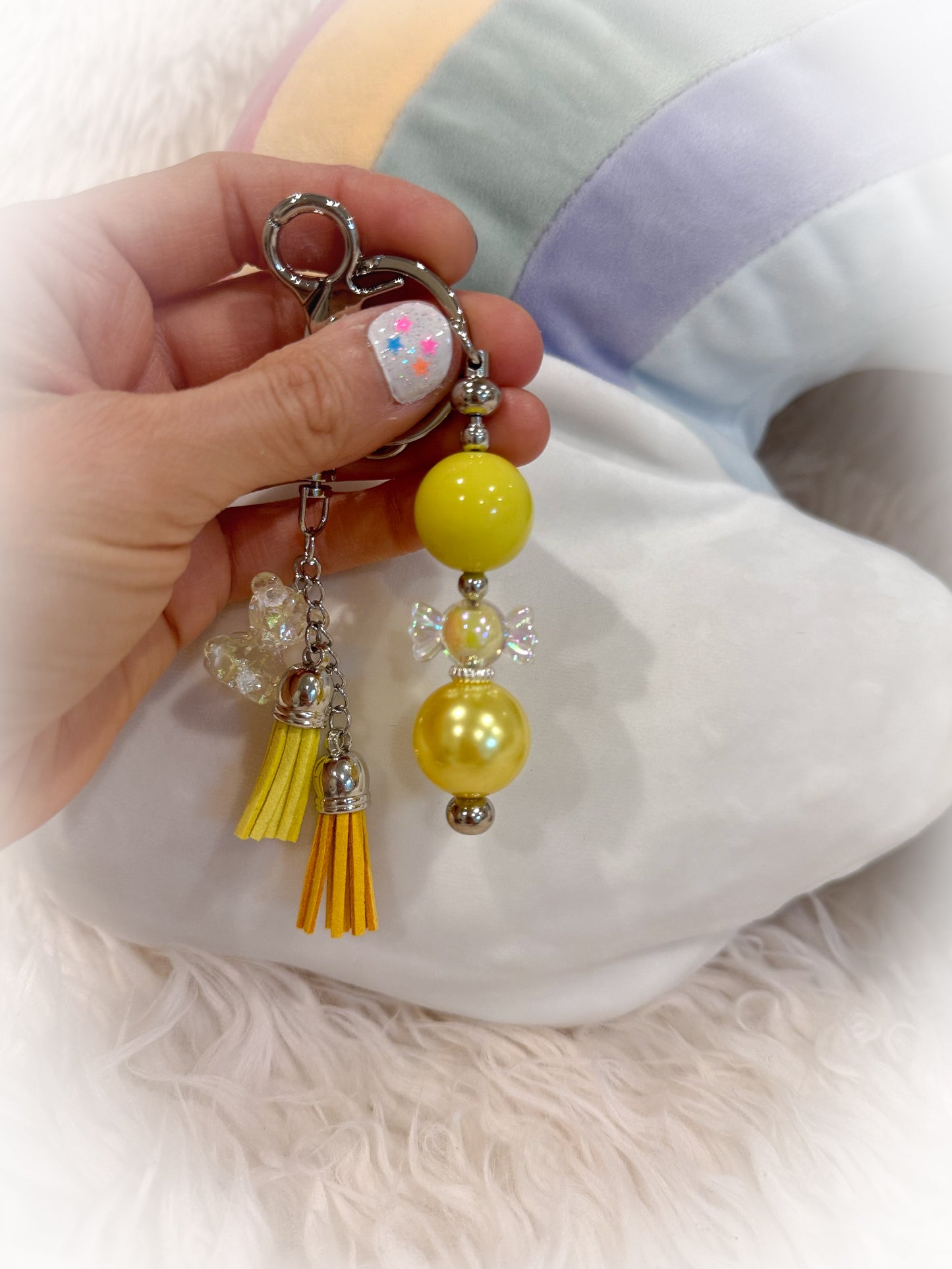 BeanTown Buddies® Beaded Keychain