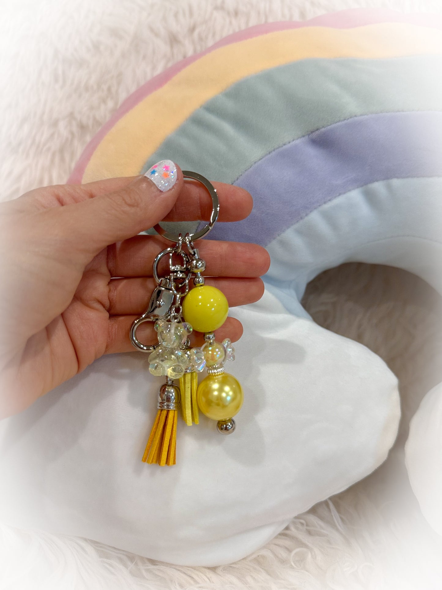 BeanTown Buddies® Beaded Keychain