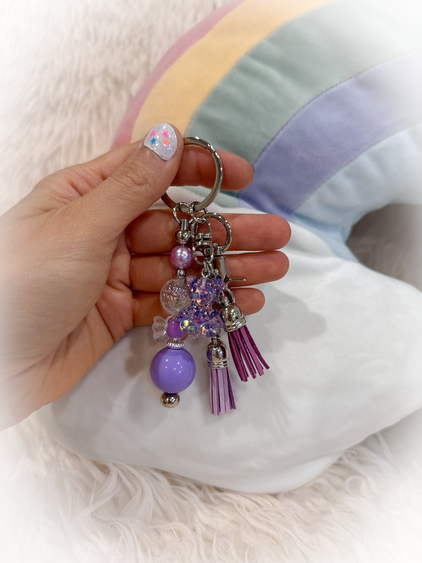 BeanTown Buddies® Beaded Keychain