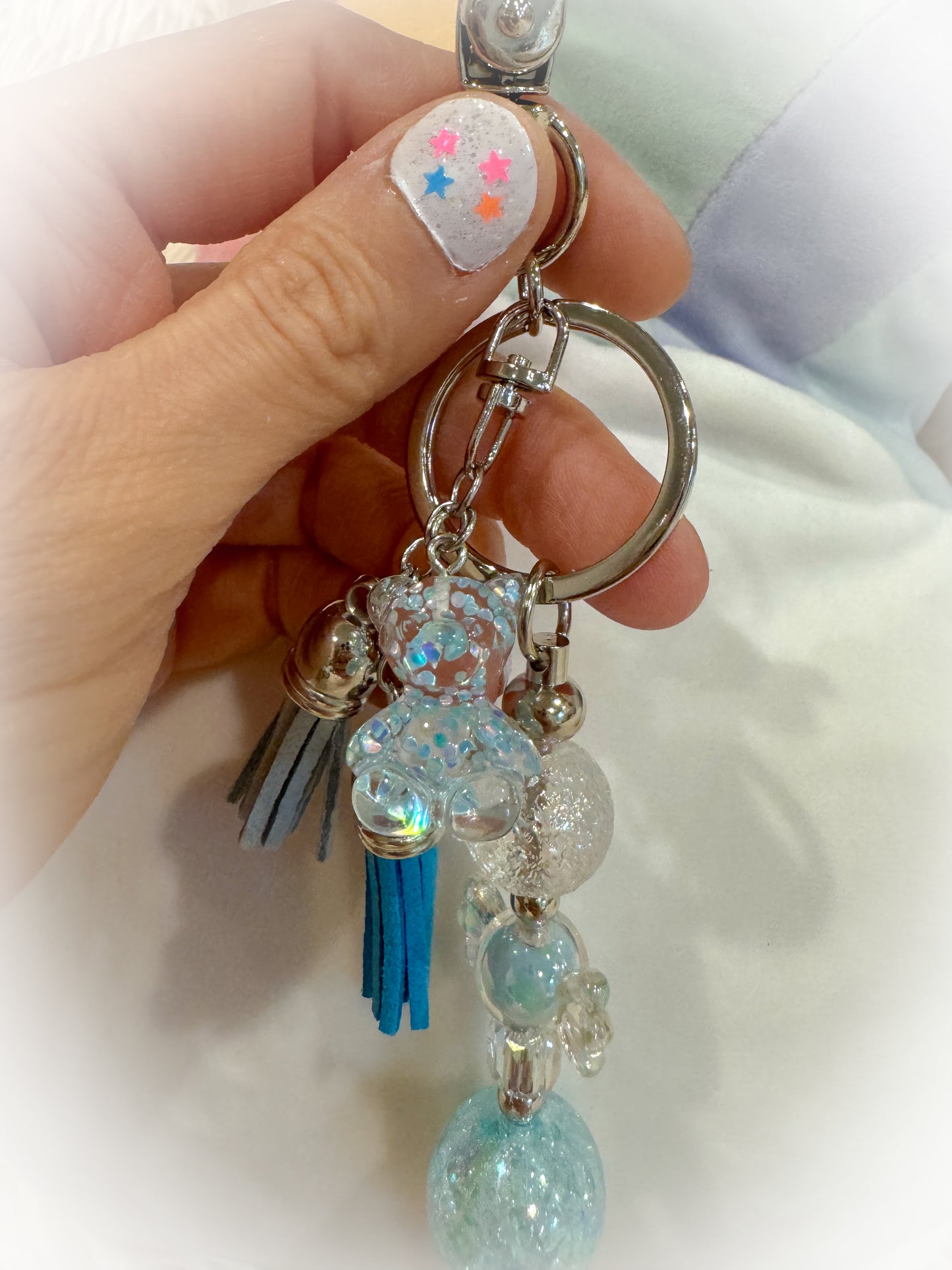 BeanTown Buddies® Beaded Keychain