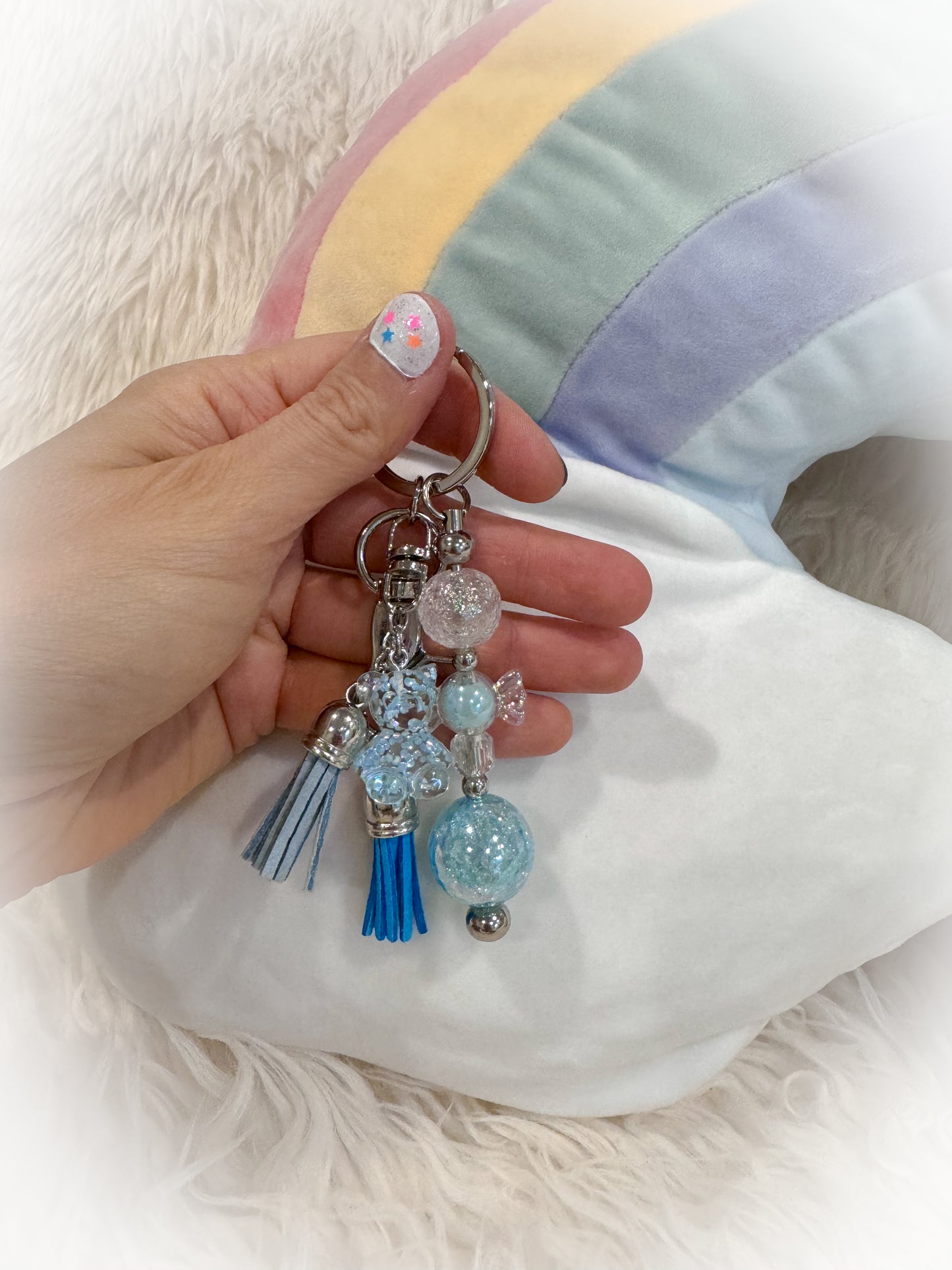 BeanTown Buddies® Beaded Keychain