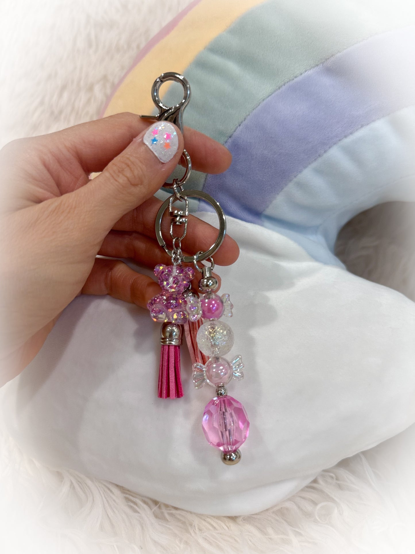 BeanTown Buddies® Beaded Keychain