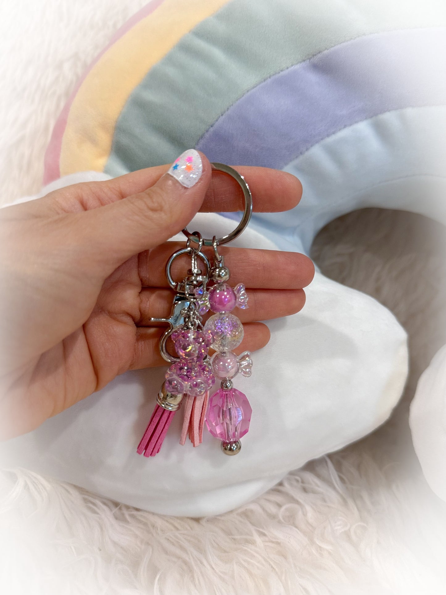 BeanTown Buddies® Beaded Keychain