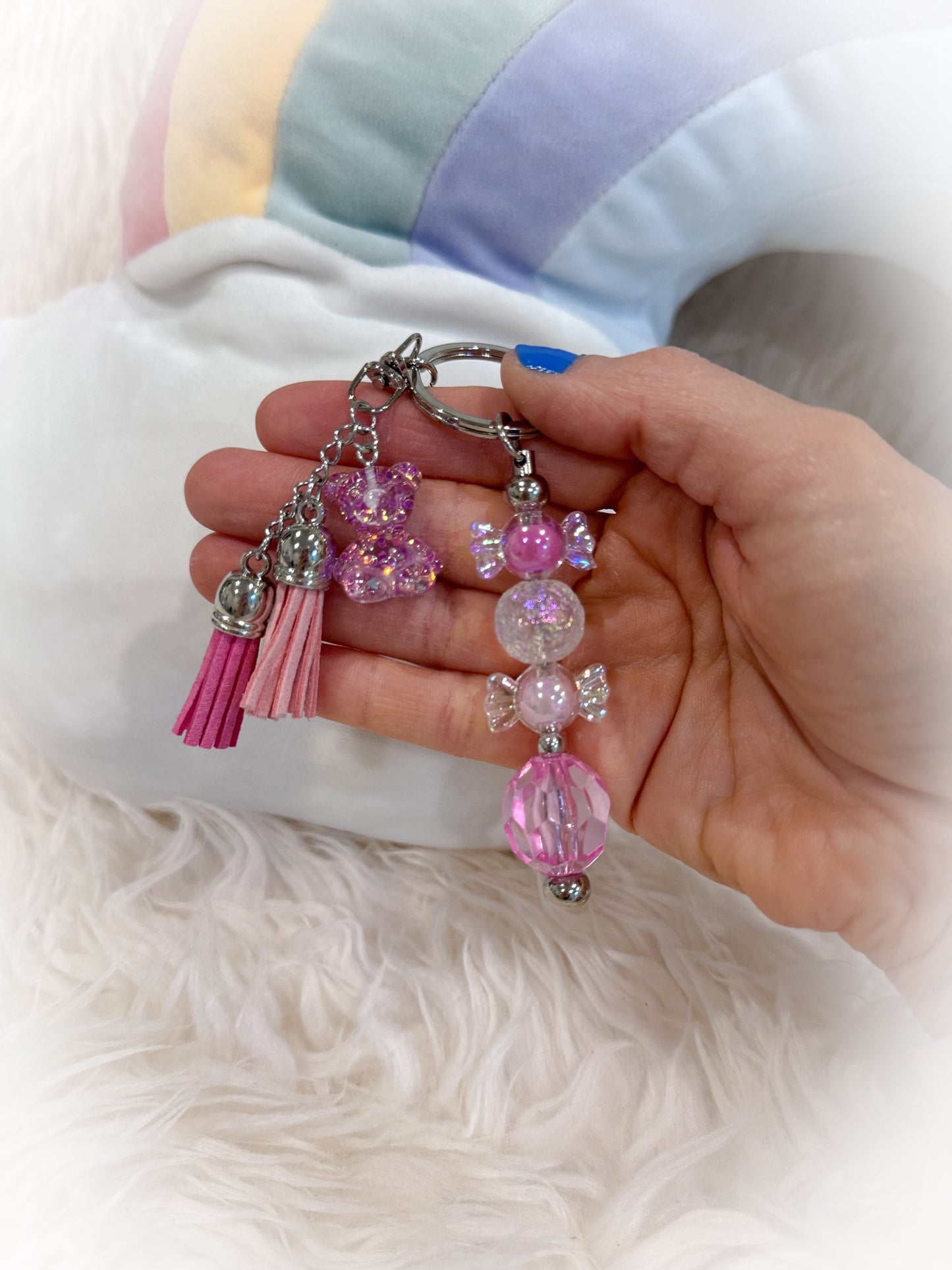 BeanTown Buddies® Beaded Keychain