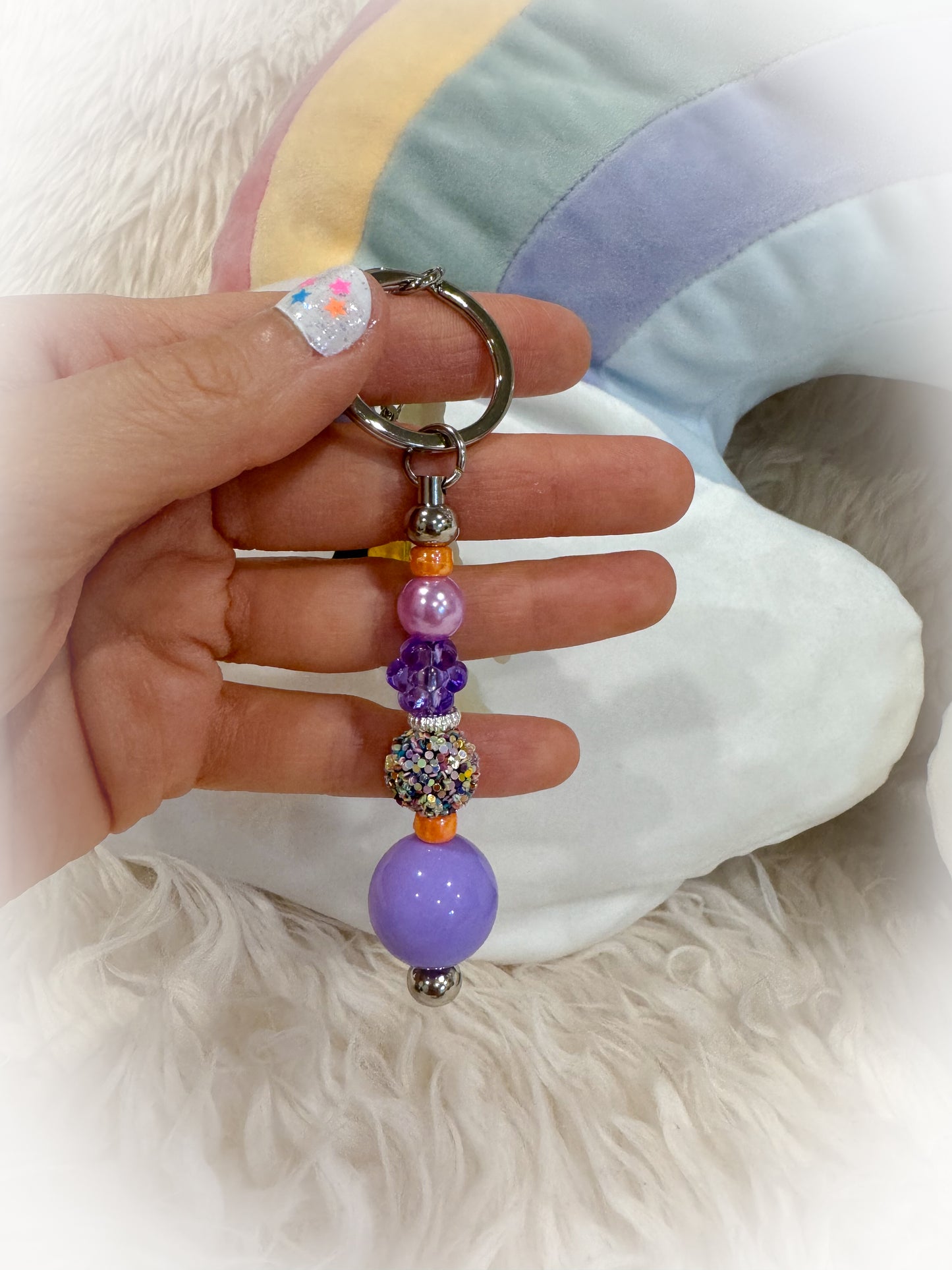 BeanTown Buddies® Beaded Keychain