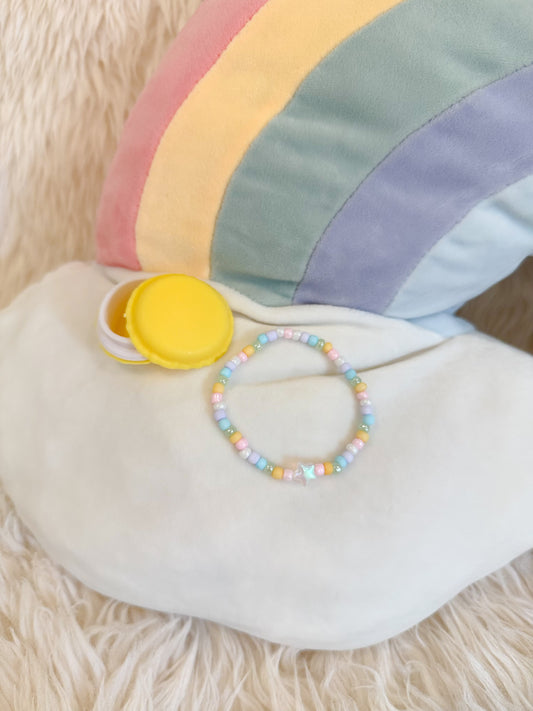 BeanTown Buddies® Rainbow Macaron Bracelet
