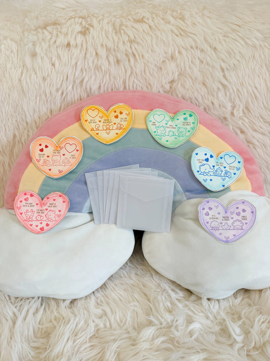 BeanTown Buddies® Mini Heart Card & Envelope Set