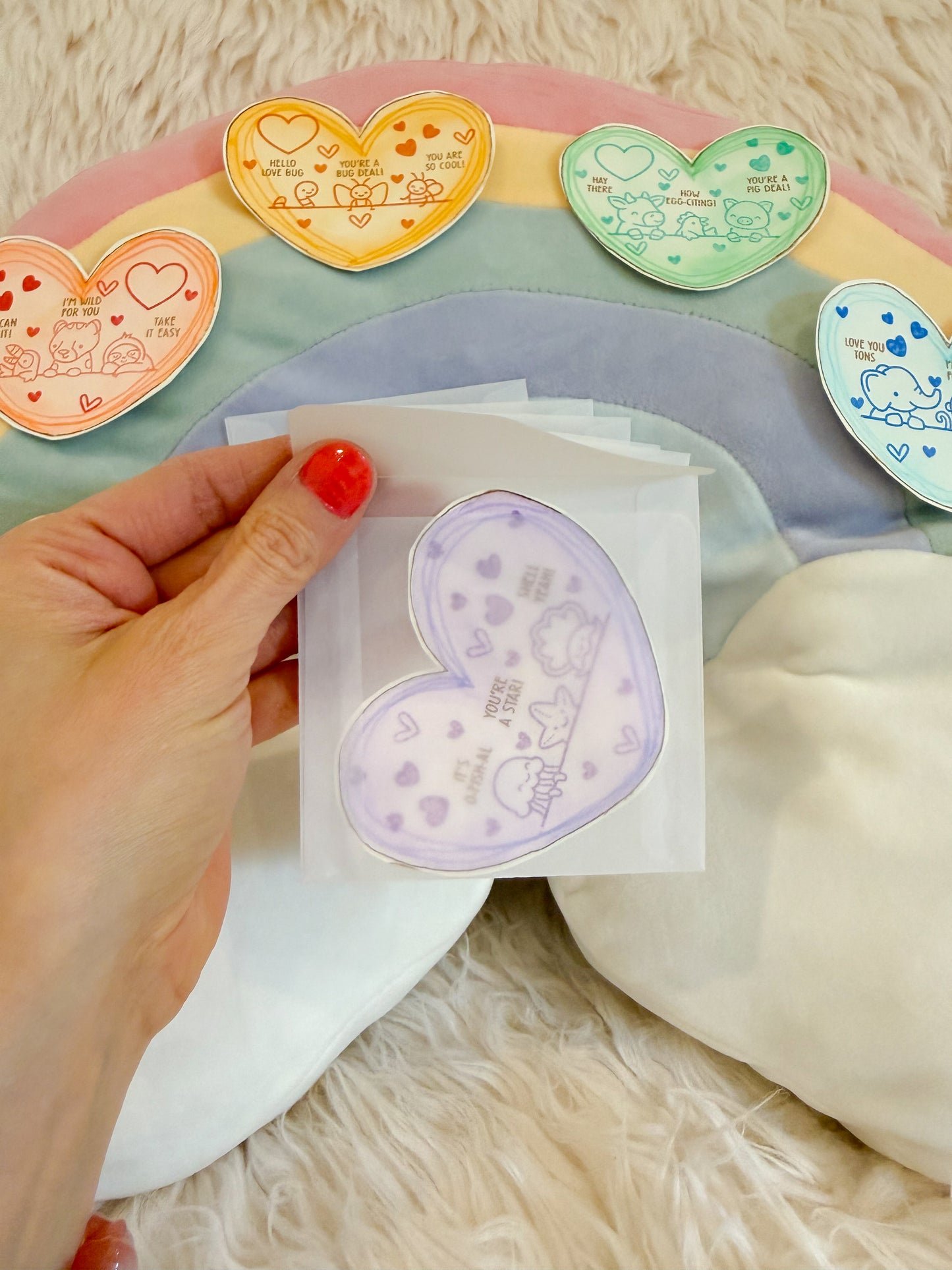 BeanTown Buddies® Mini Heart Card & Envelope Set