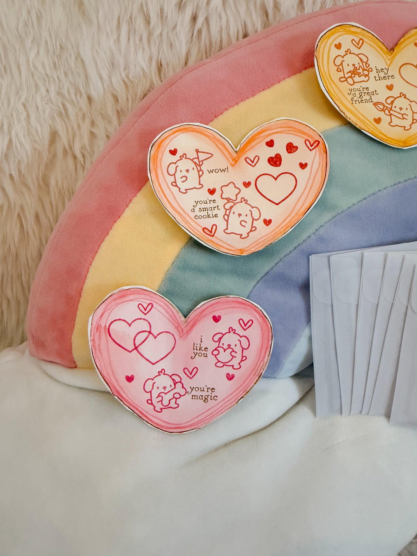 BeanTown Buddies® Mini Puppies Heart Card & Envelope Set