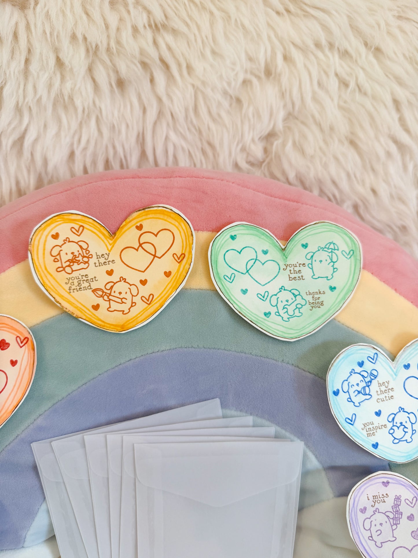 BeanTown Buddies® Mini Puppies Heart Card & Envelope Set