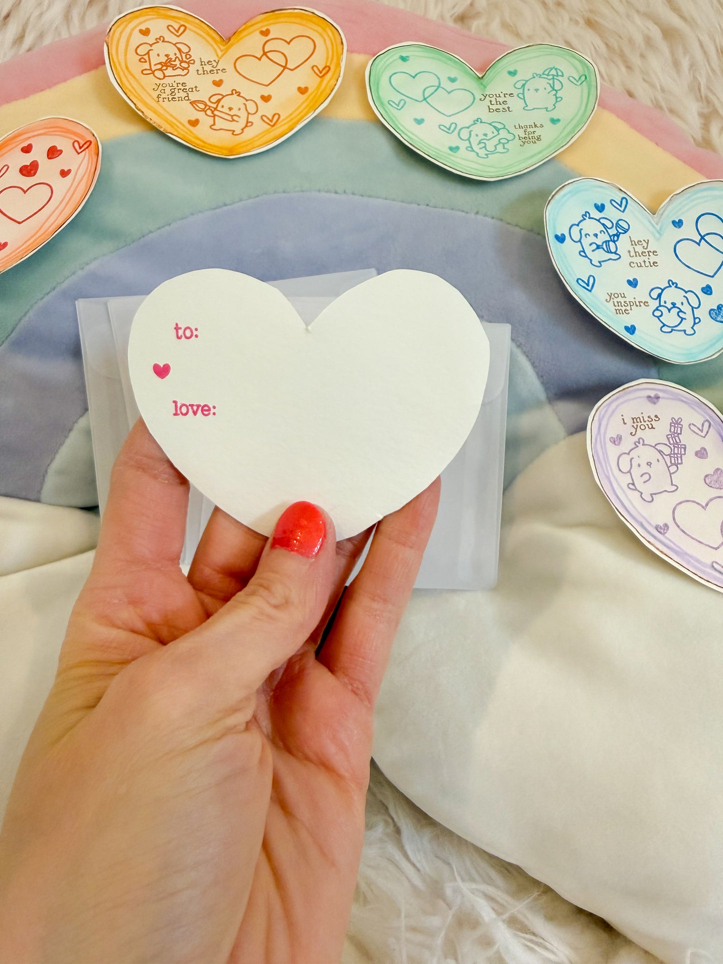 BeanTown Buddies® Mini Puppies Heart Card & Envelope Set