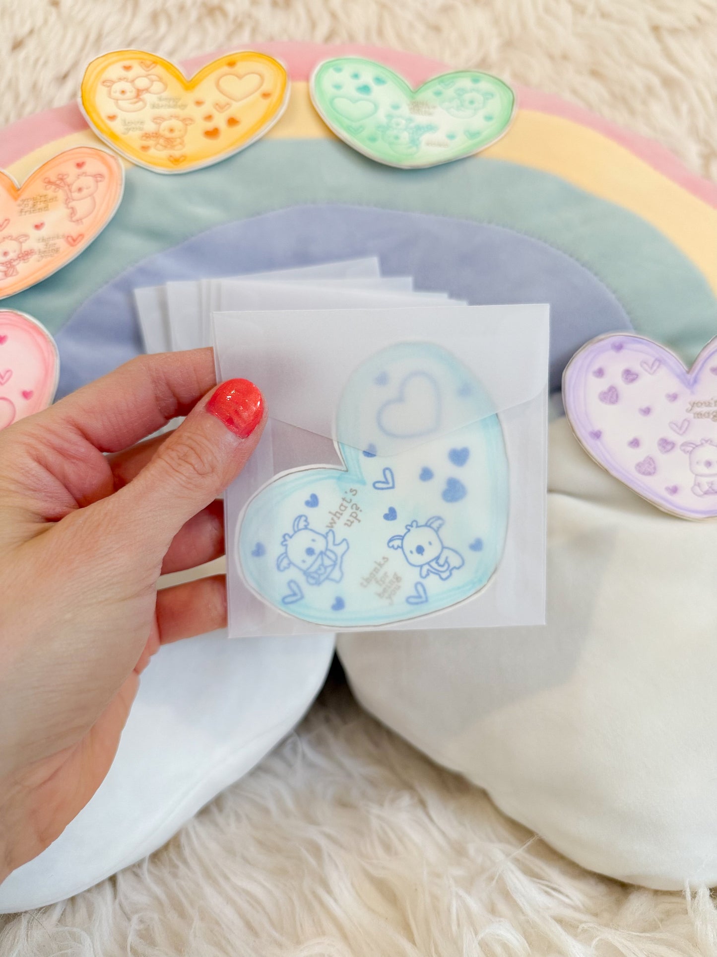 BeanTown Buddies® Mini Koalas Heart Card & Envelope Set