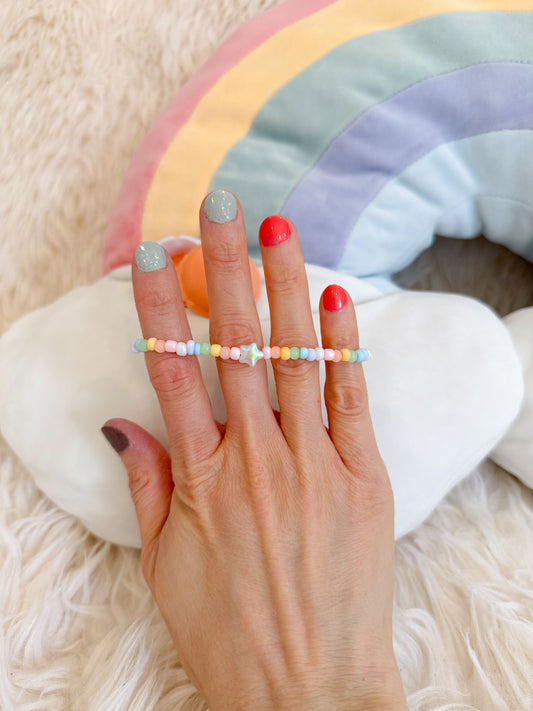 BeanTown Buddies® Rainbow Macaron Bracelet