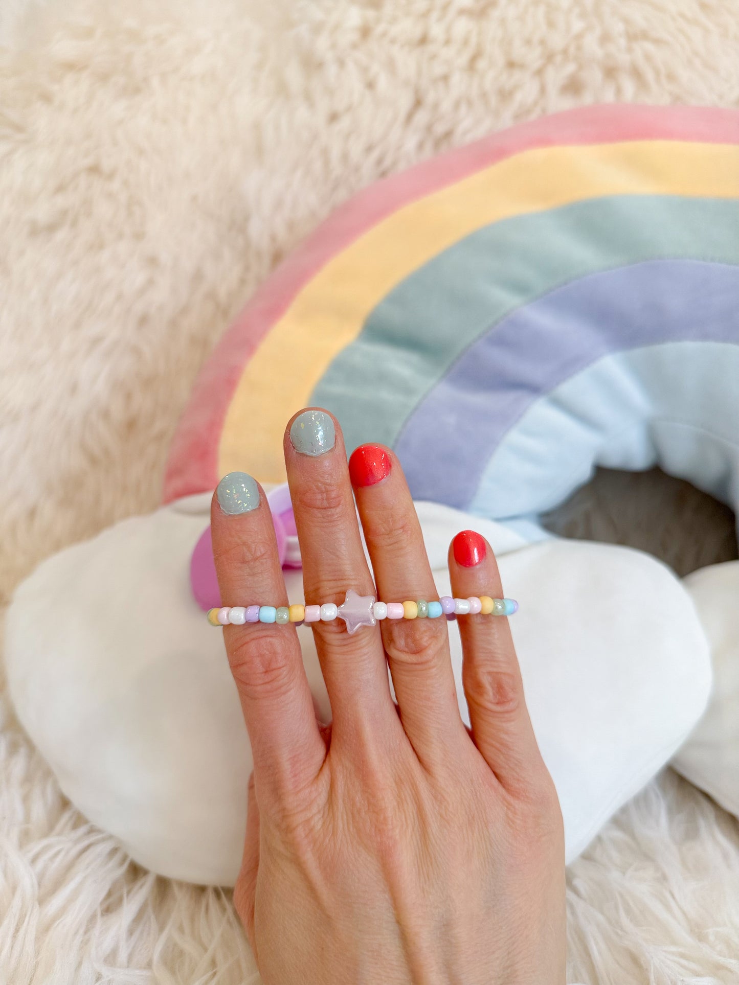 BeanTown Buddies® Rainbow Macaron Bracelet