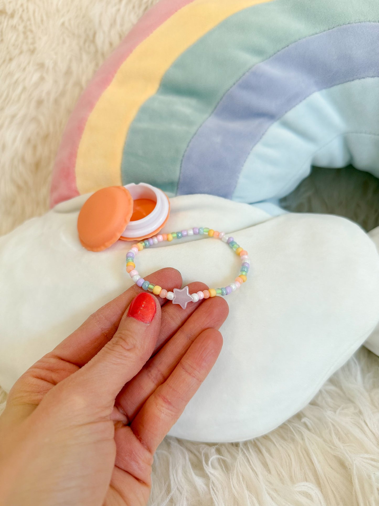 BeanTown Buddies® Rainbow Macaron Bracelet