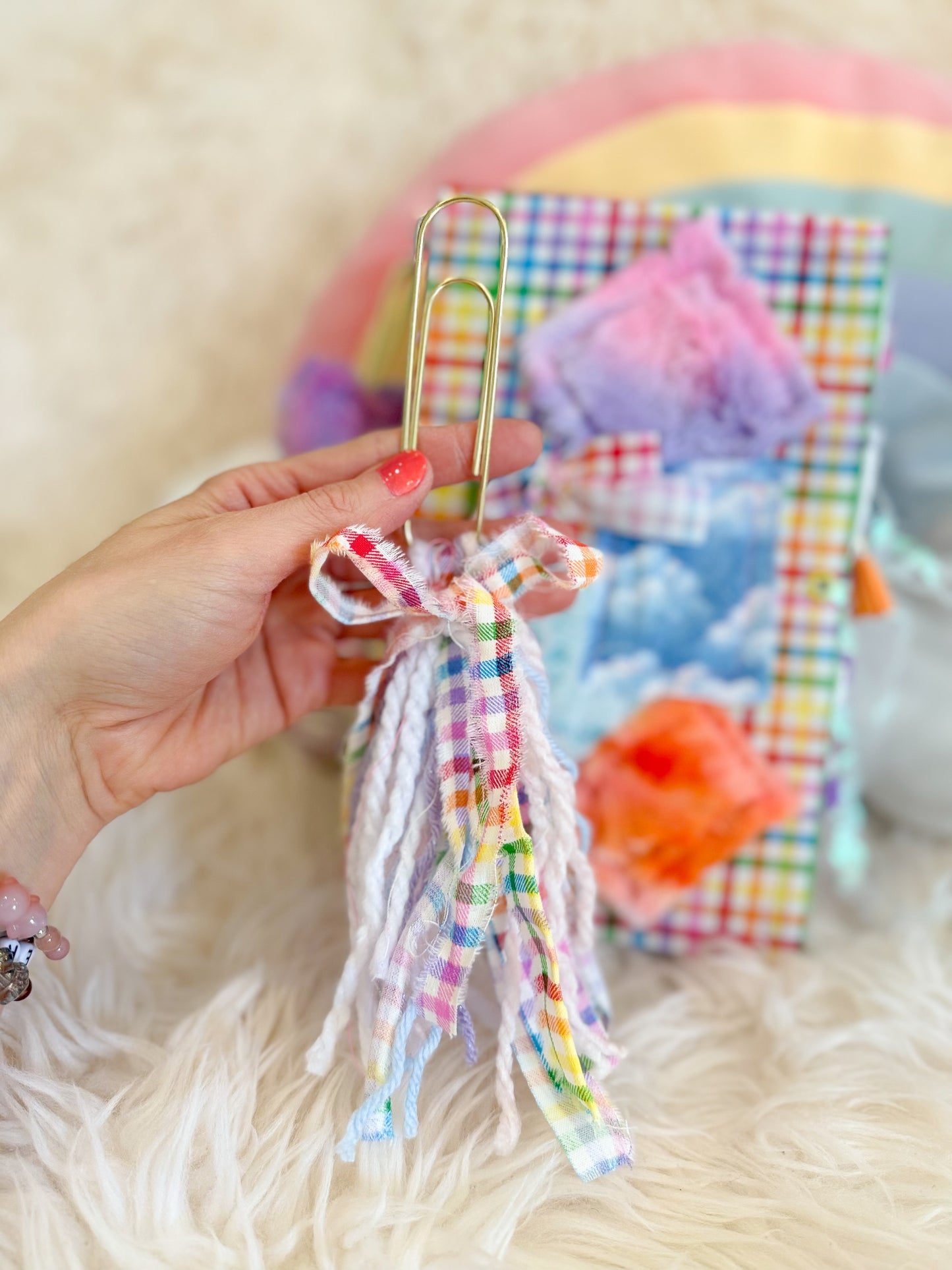 BeanTown Buddies® Rainbowy Junk Journal