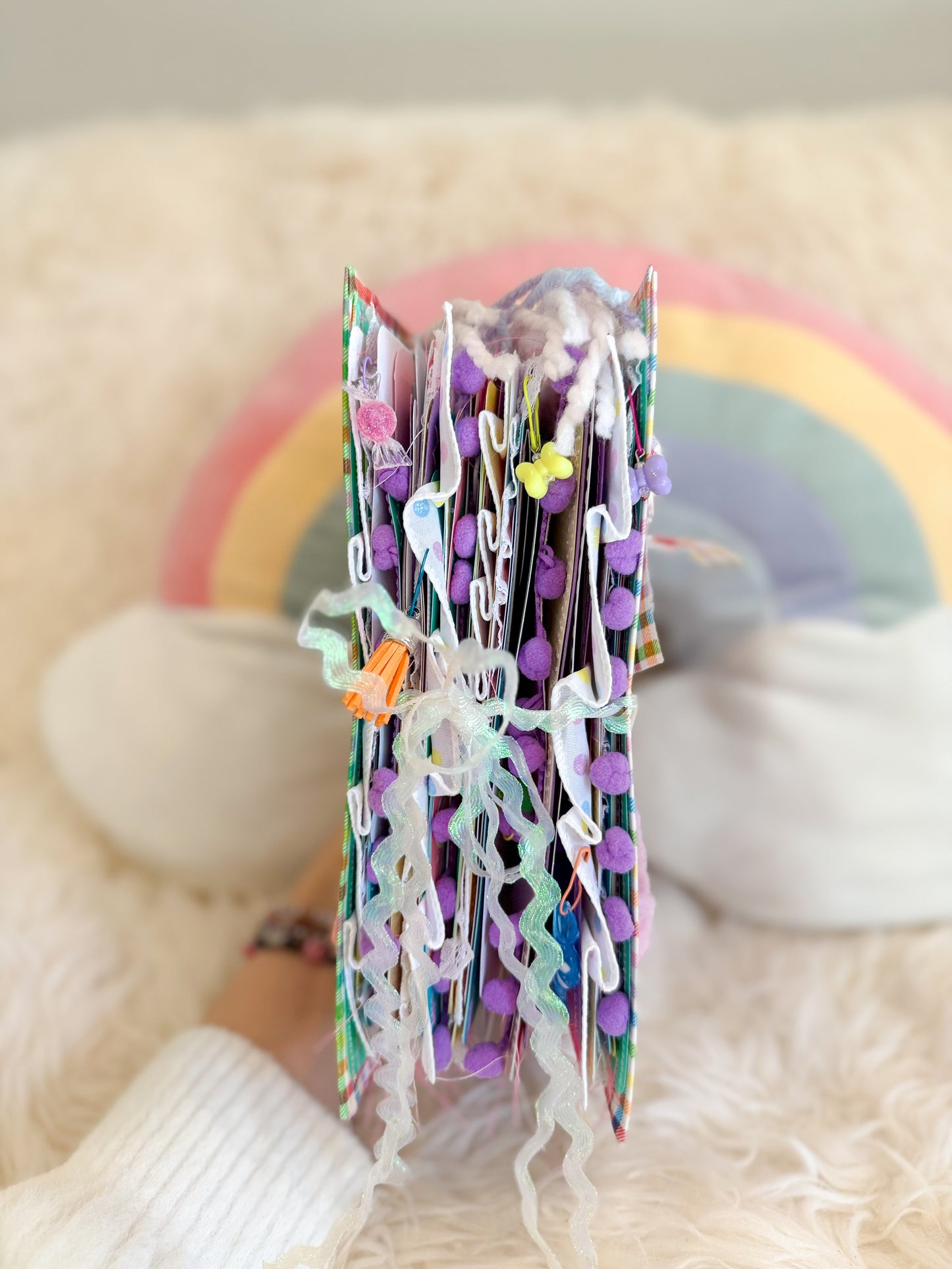 BeanTown Buddies® Rainbowy Junk Journal