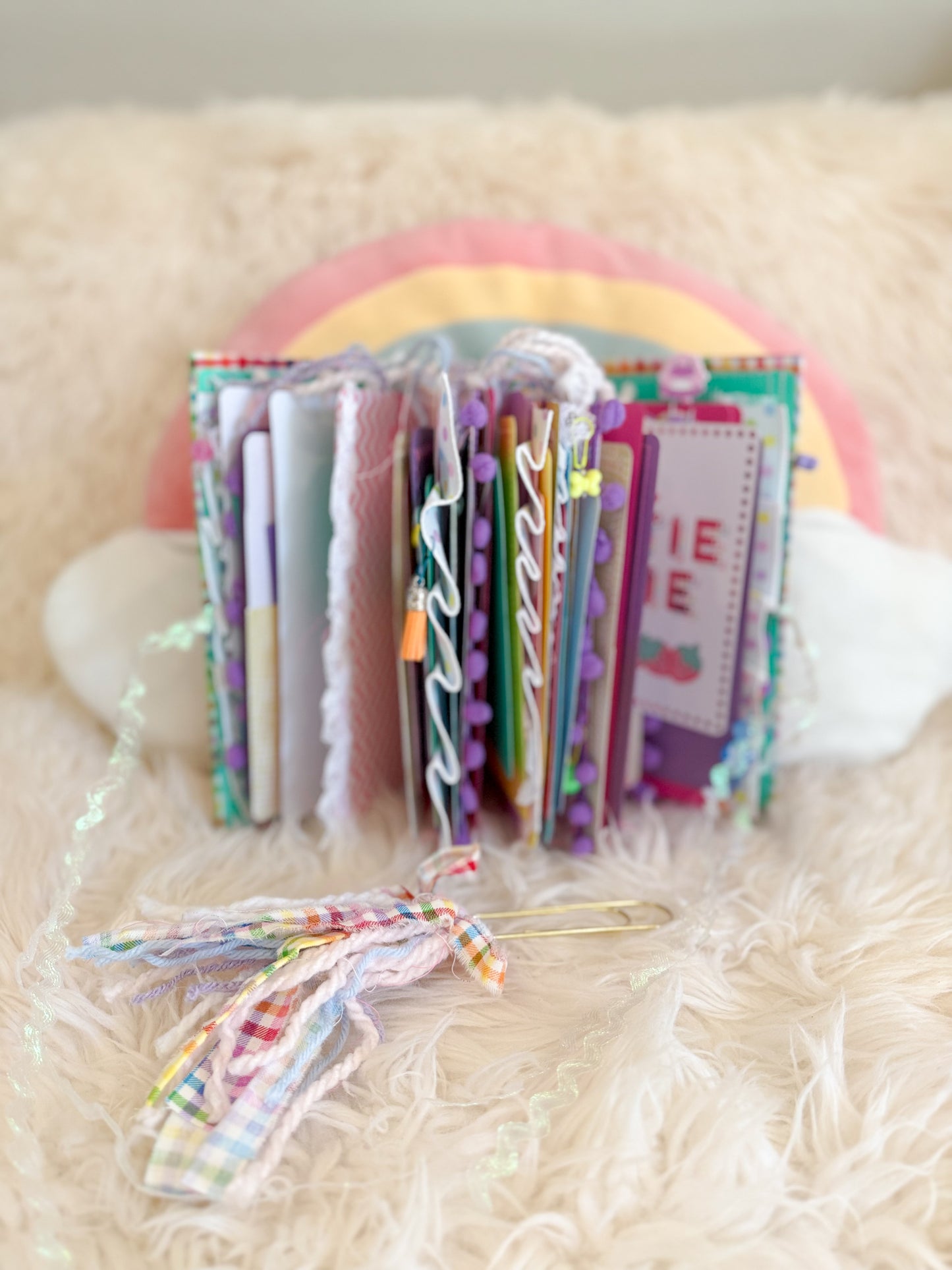 BeanTown Buddies® Rainbowy Junk Journal