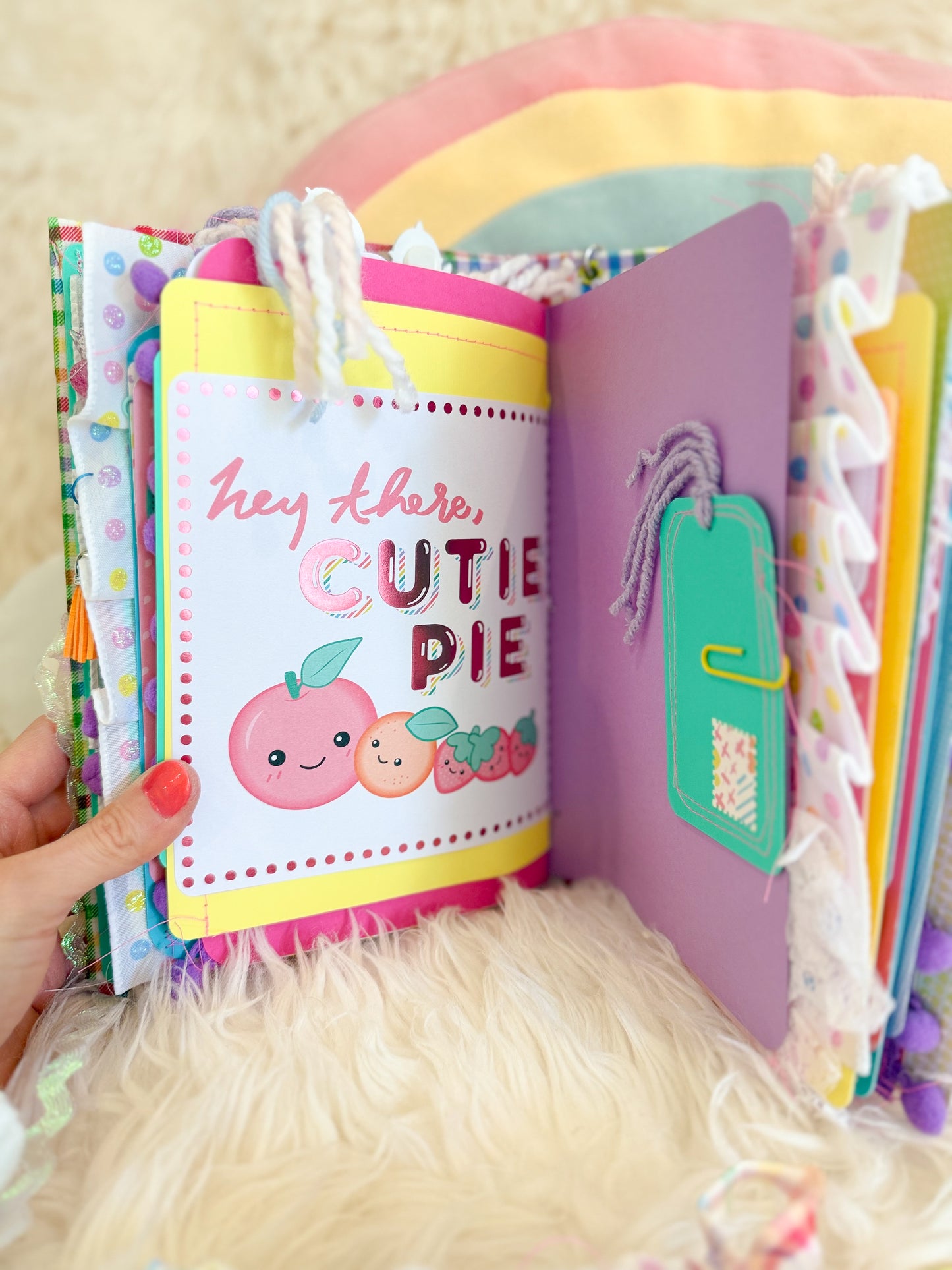 BeanTown Buddies® Rainbowy Junk Journal