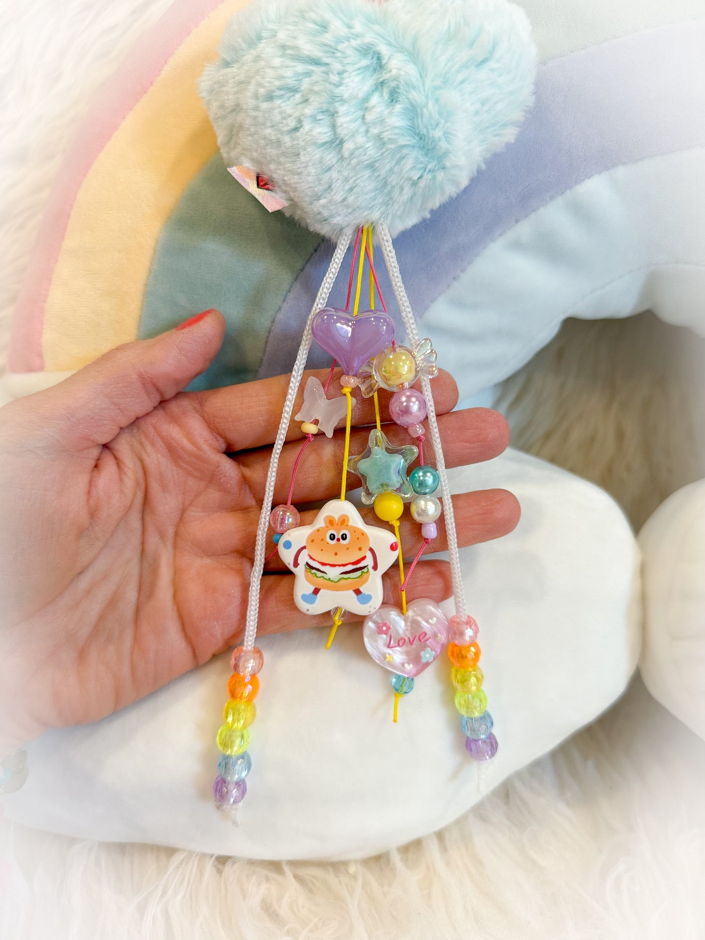 BeanTown Buddies®️ Heart Dangle Bag Charm Reserved for Jennifer