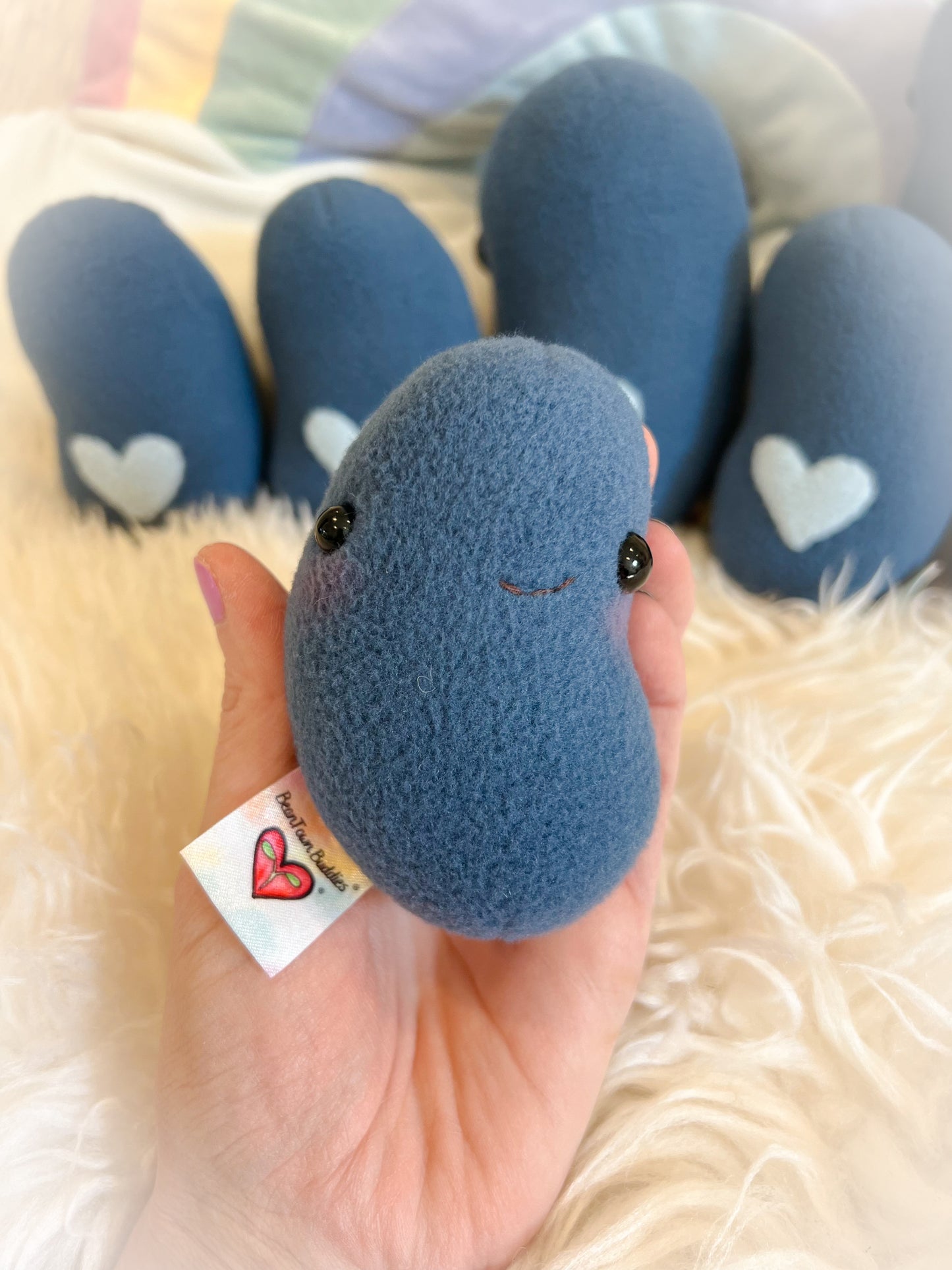 BeanTown Buddies® Navy Jelly Bean Plush