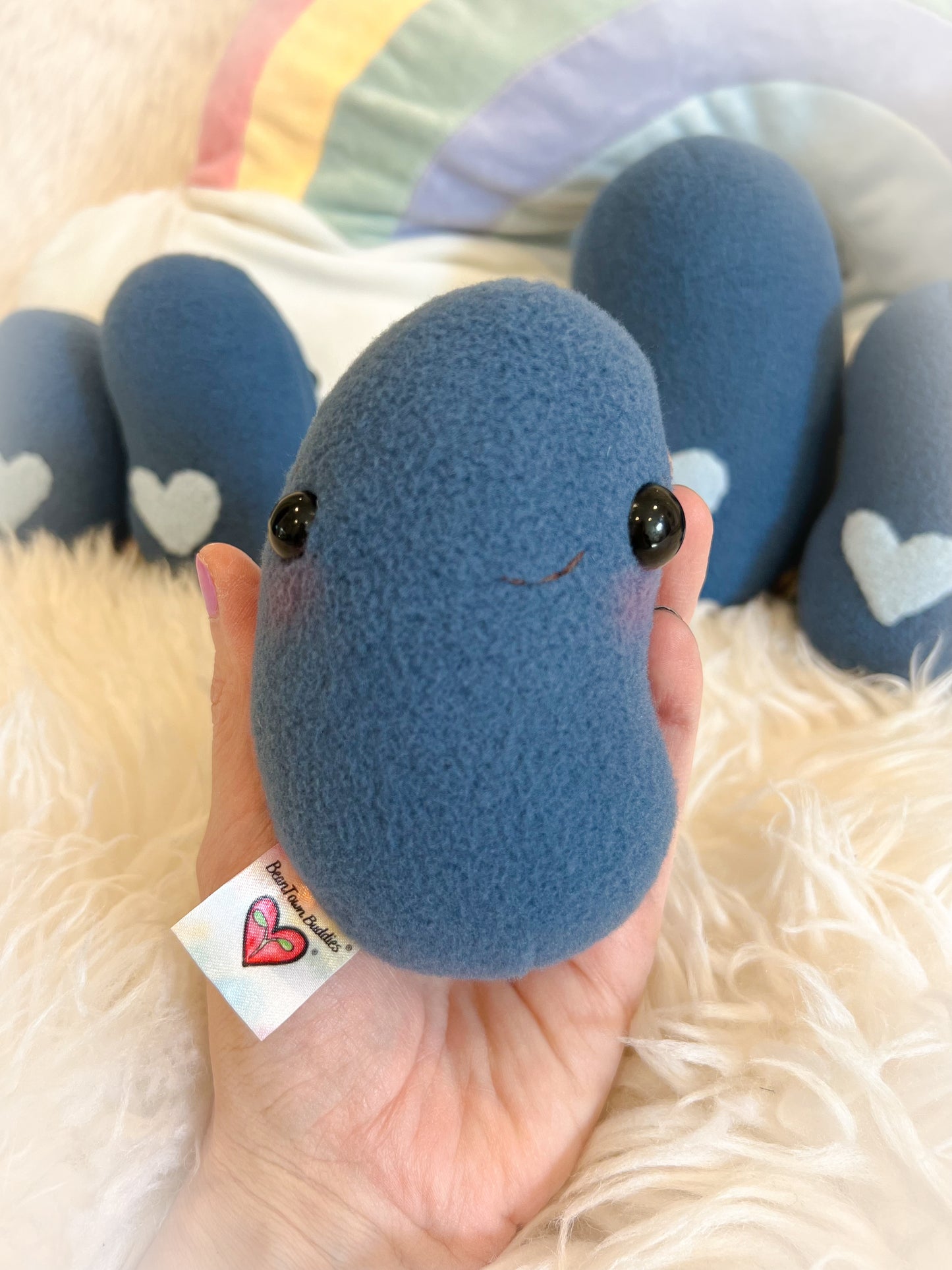 BeanTown Buddies® Navy Jelly Bean Plush